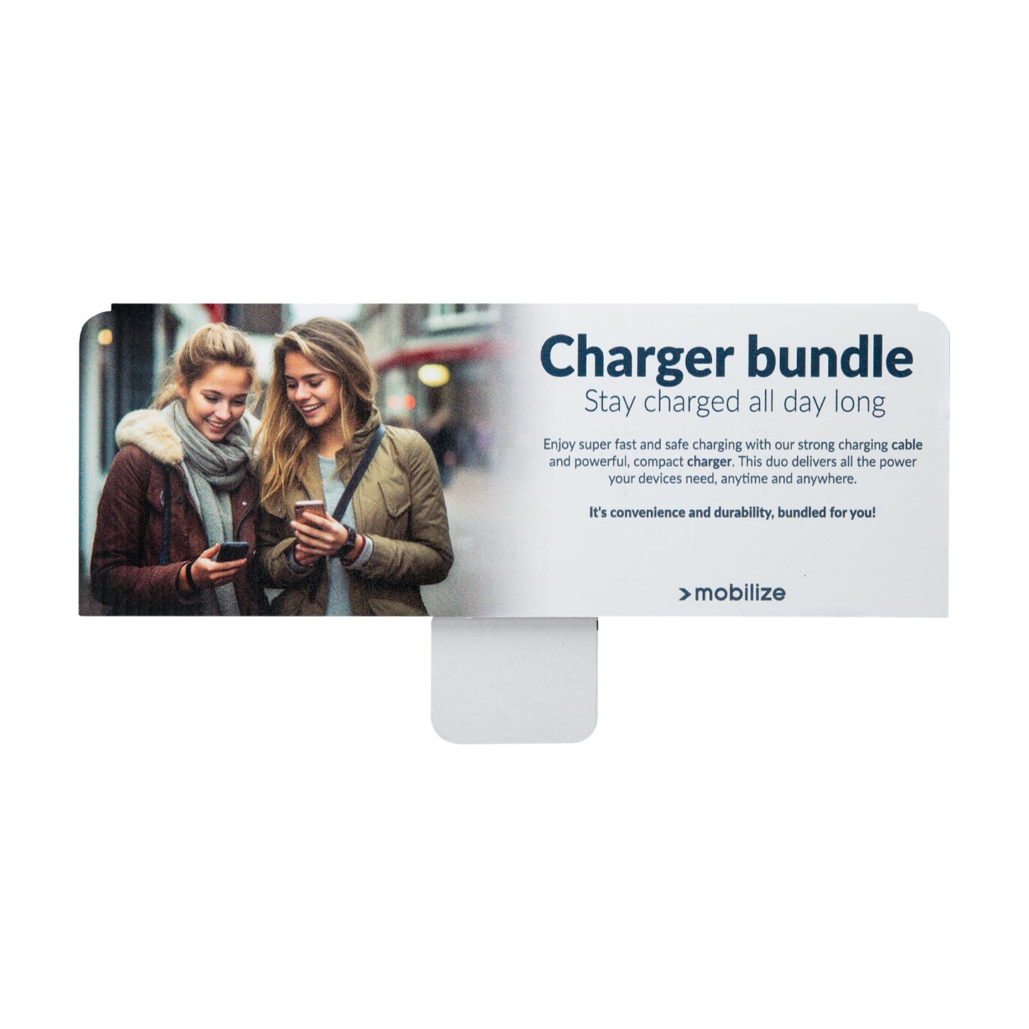 POS - Mobilize - Balie Display incl. Topkaart - Charger