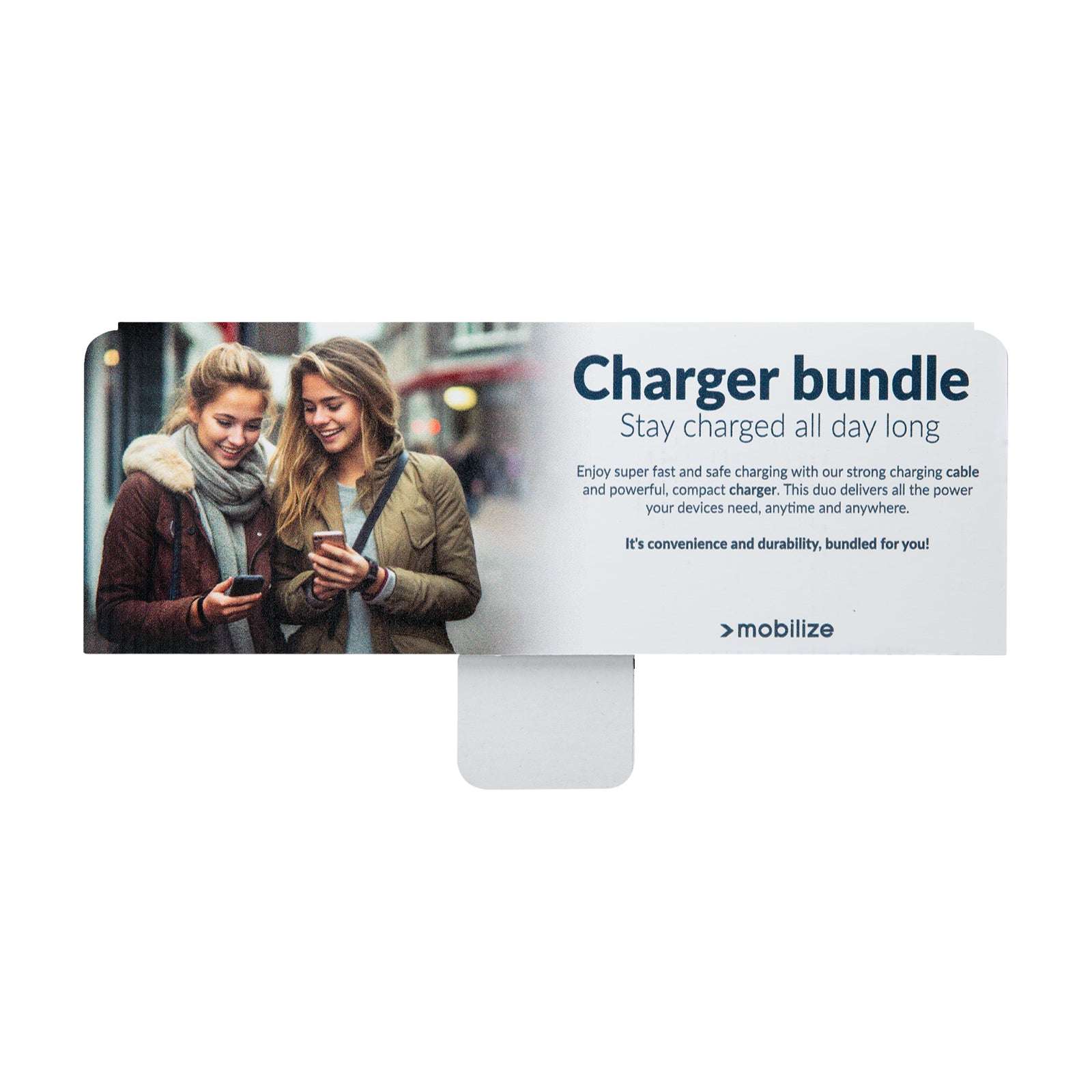 POS - Mobilize - Balie Display incl. Topkaart - Charger