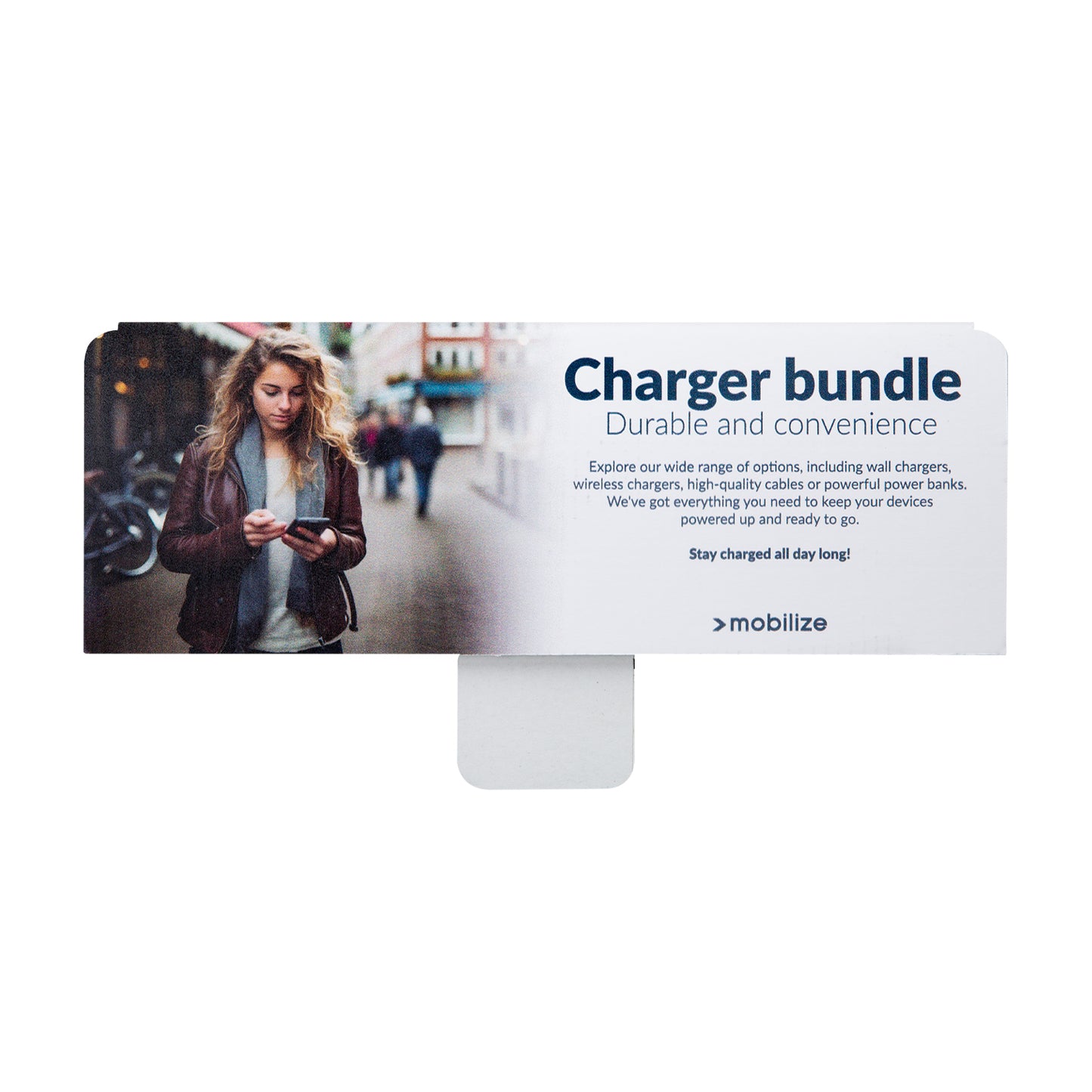 POS - Mobilize - Balie Display incl. Topkaart - Charger