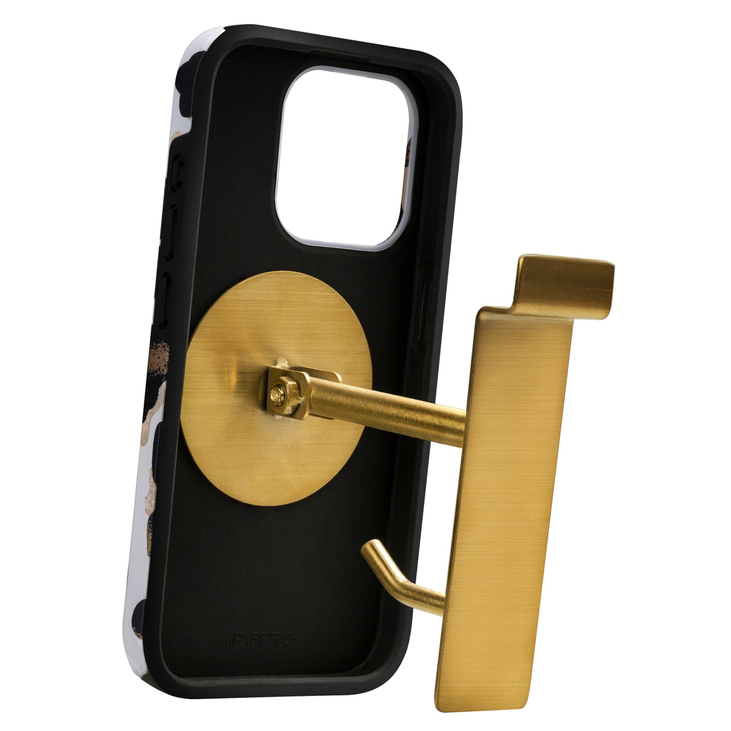 POS - MIO - Slatwal Hook for Phone Case Adjustable Angle Brushed Gold