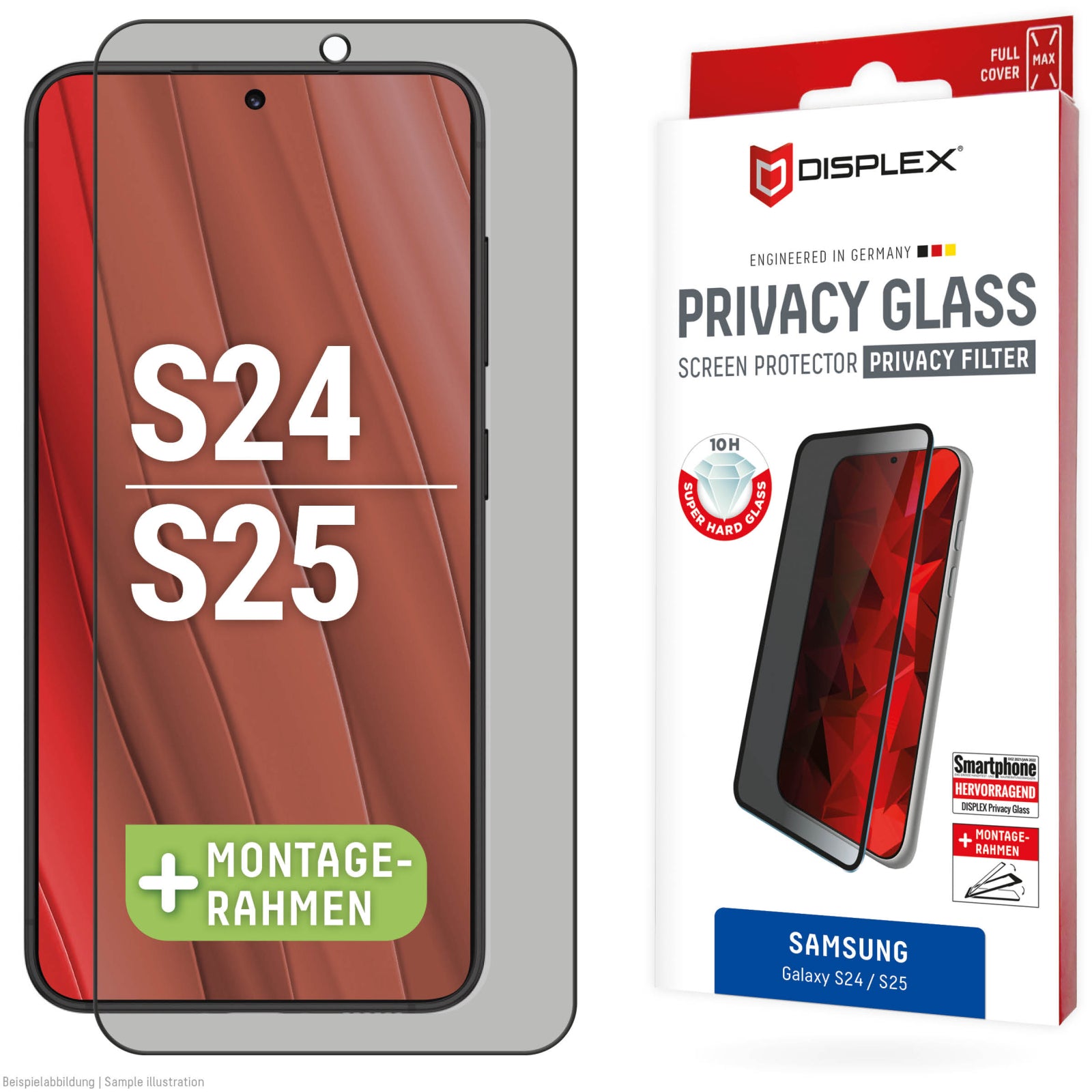 DISPLEX Privacy Glass FC Samsung Galaxy S24/S25