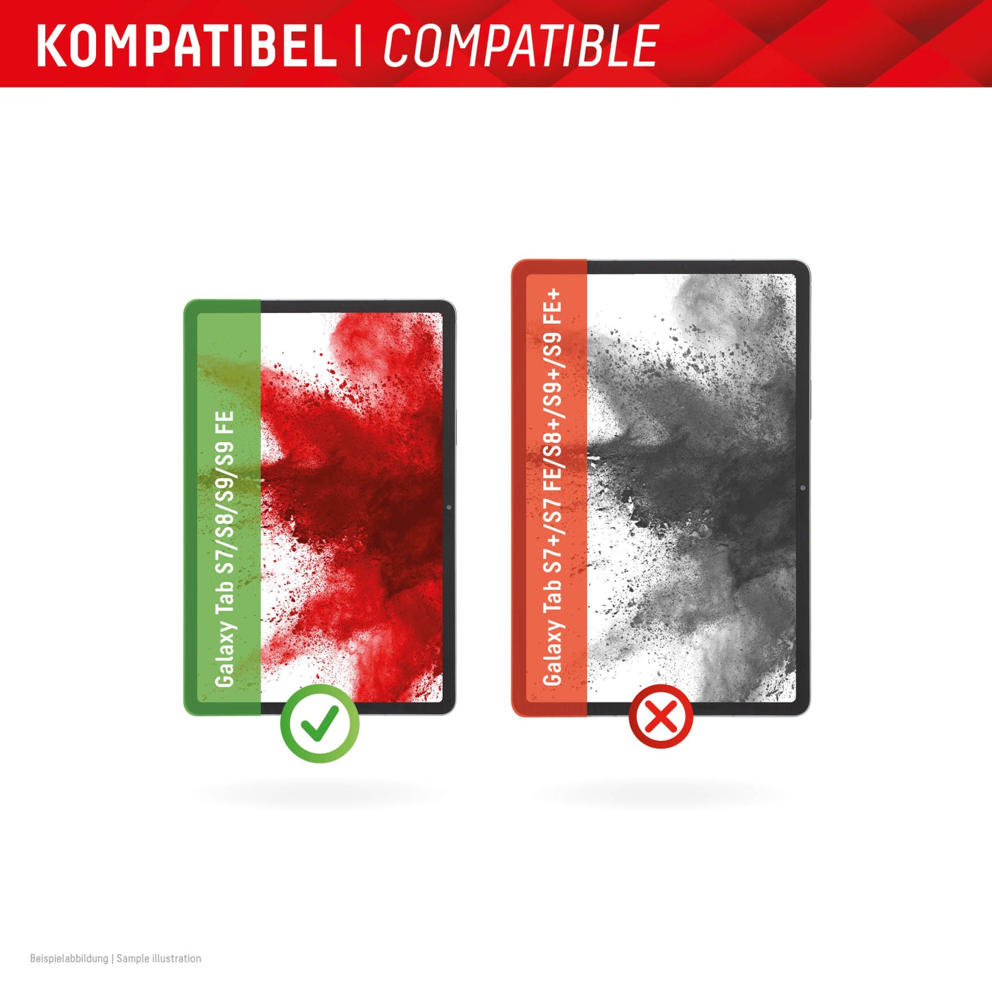DISPLEX Real Glass Samsung Galaxy Tab S8/S9/S9 FE