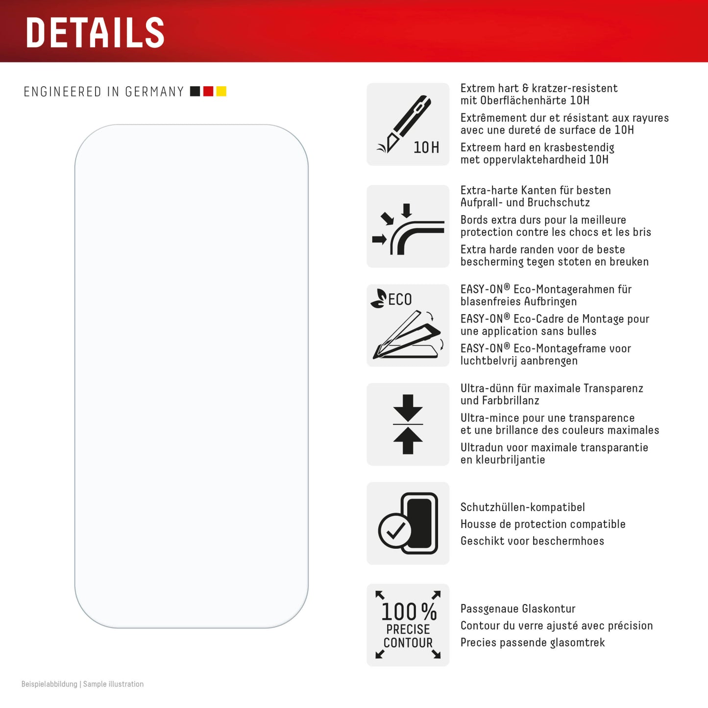 DISPLEX Real Glass Apple iPhone 16 Pro