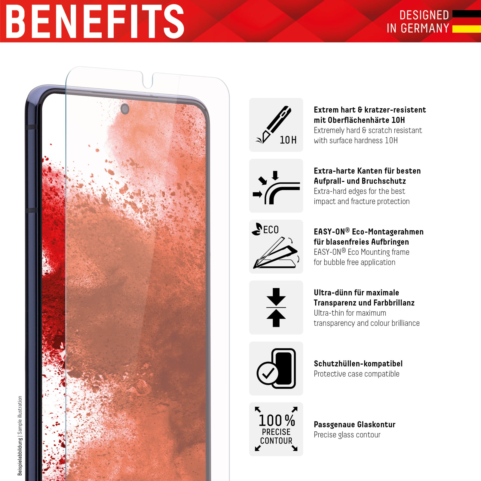 DISPLEX Real Glass Samsung Galaxy S22 5G