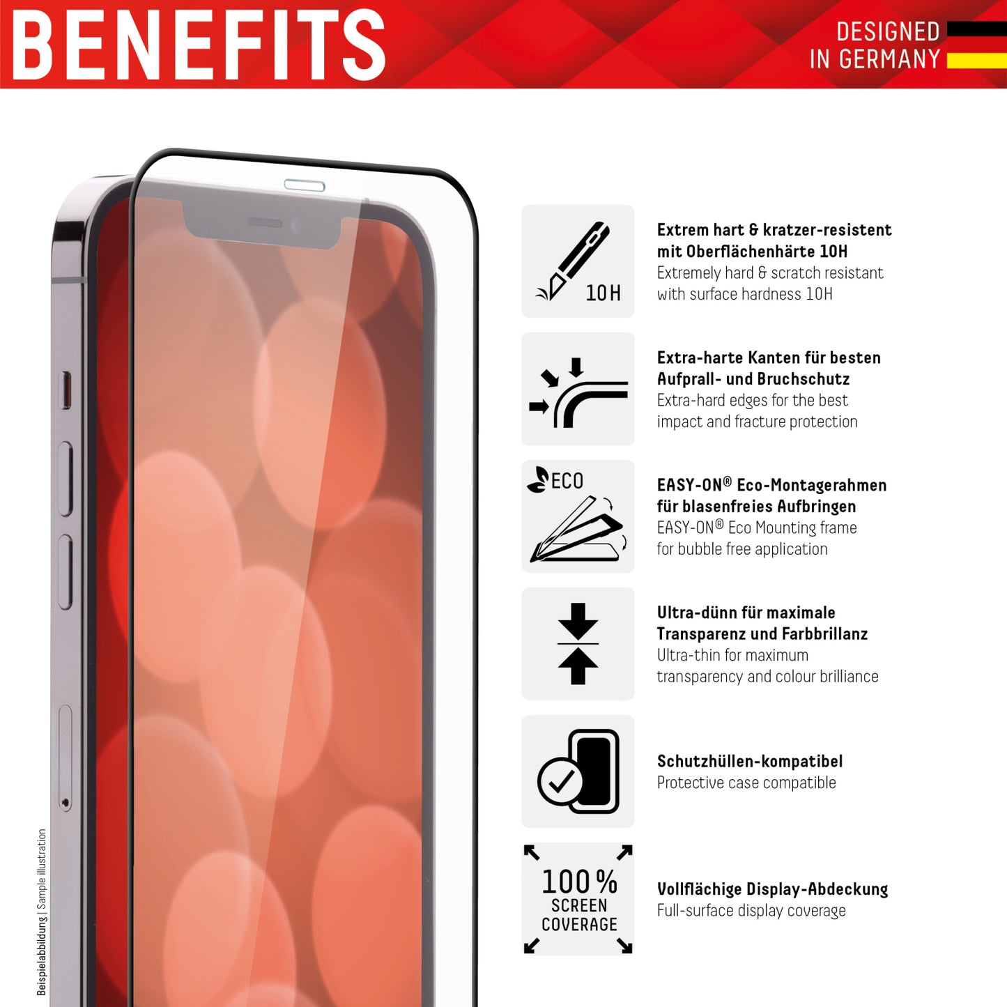 DISPLEX Real Glass FC Apple iPhone X/Xs/11 Pro