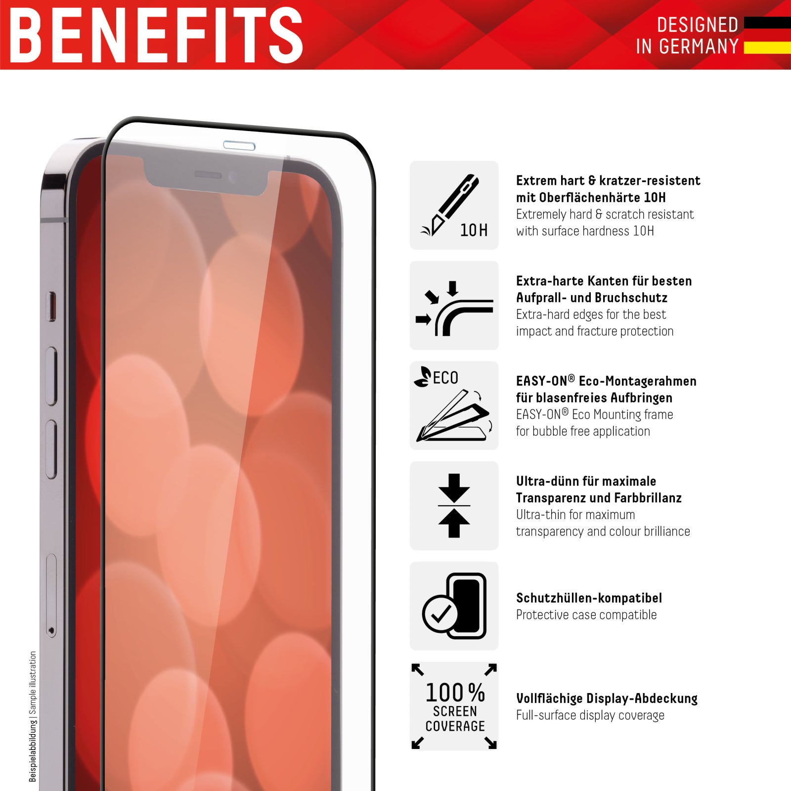 DISPLEX Real Glass FC Apple iPhone X/Xs/11 Pro