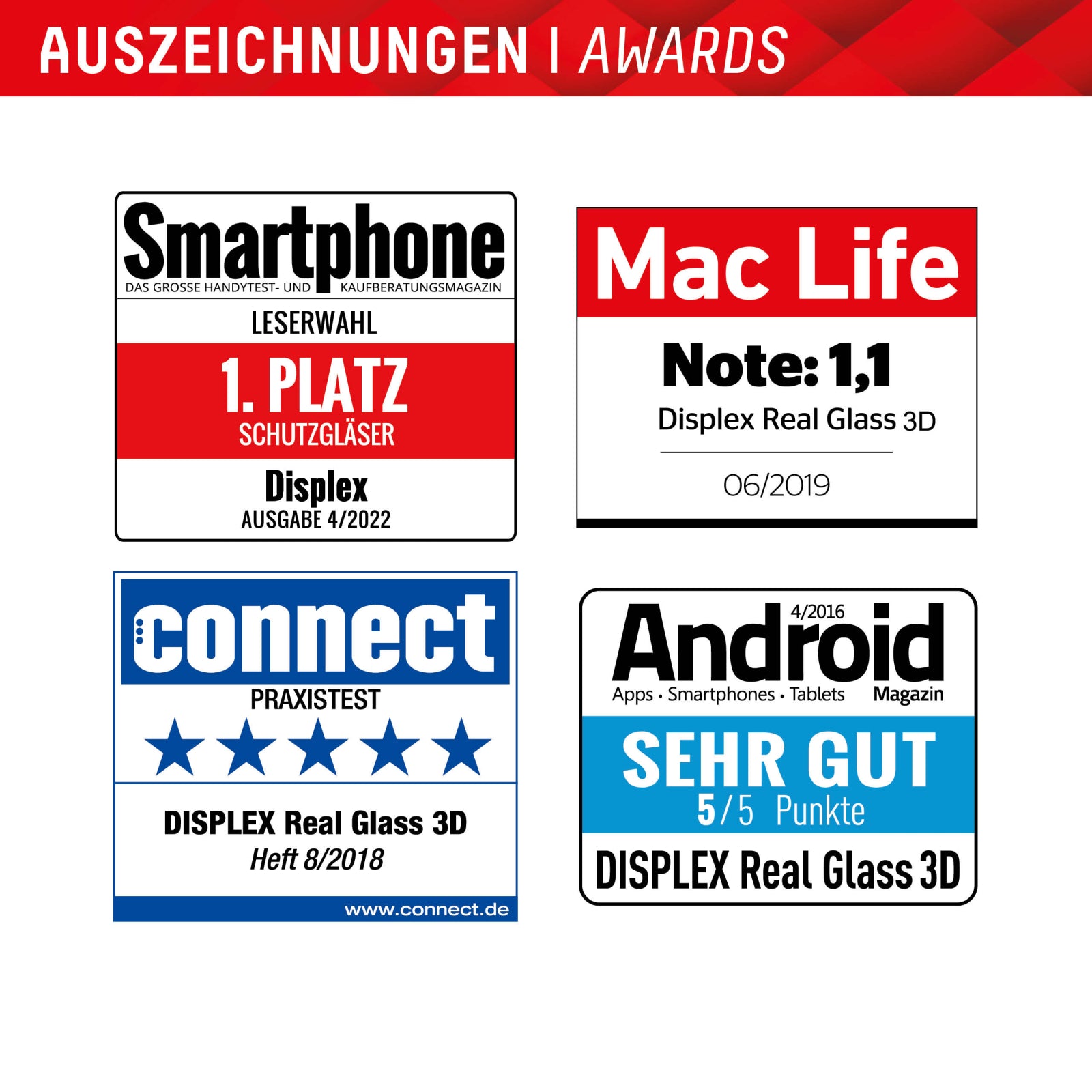 DISPLEX Real Glass FC Apple iPhone 15/15 Pro