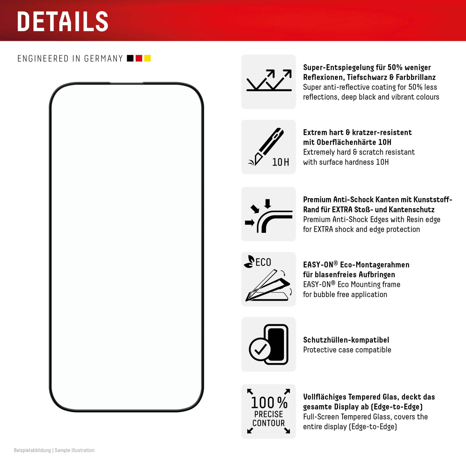 DISPLEX Real Glass FC Apple iPhone 16 Pro