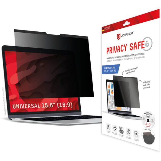 DISPLEX Privacy Safe magnetisch Laptop Universal 15.6inch 16:9