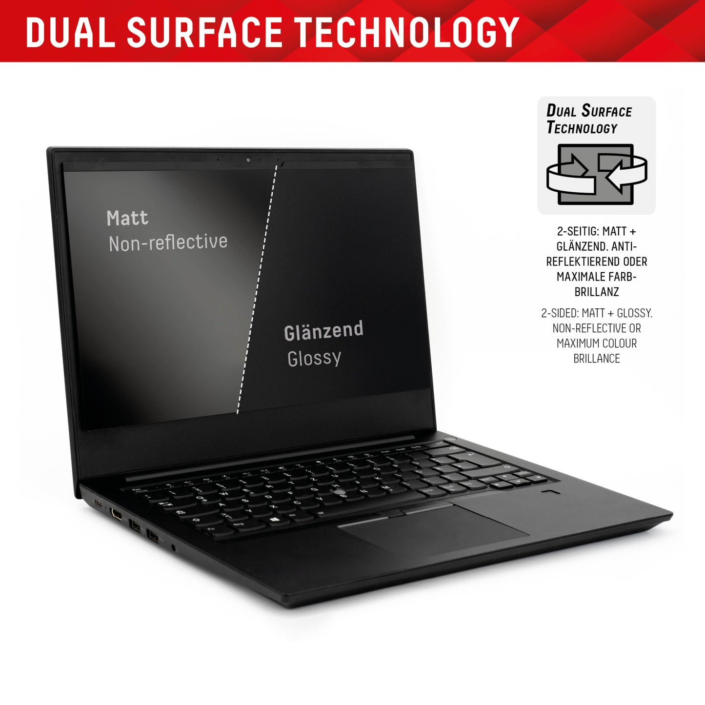 DISPLEX Privacy Safe Magnetic Laptop Universal 15.6inch 16:9