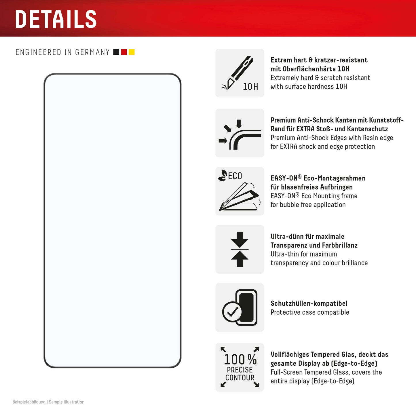 DISPLEX Premium Glass FC Samsung Galaxy S25 Edge