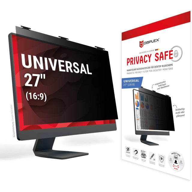 DISPLEX Privacy Safe Desktop Uni 27inch (16:9)