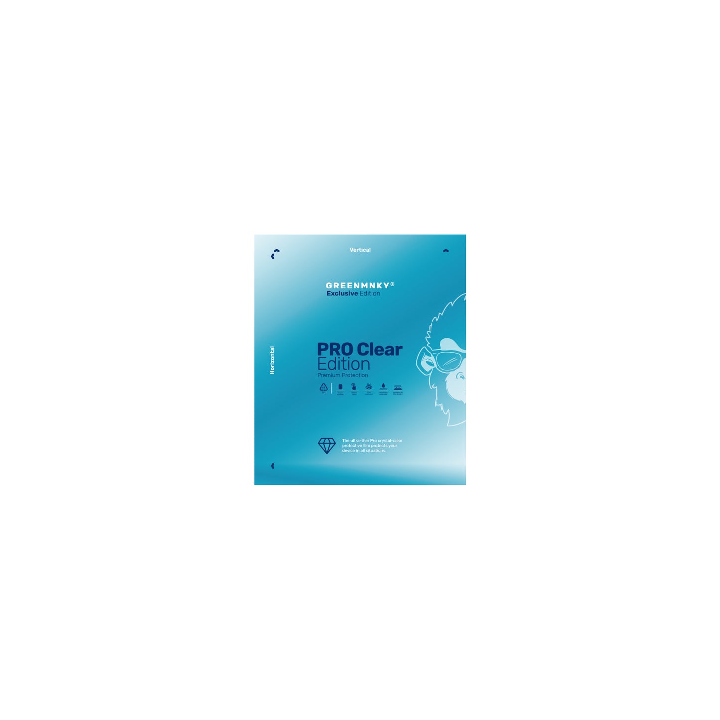 GREENMNKY PRO HD Clear Edition for Tablet 14inch (20 stuks)