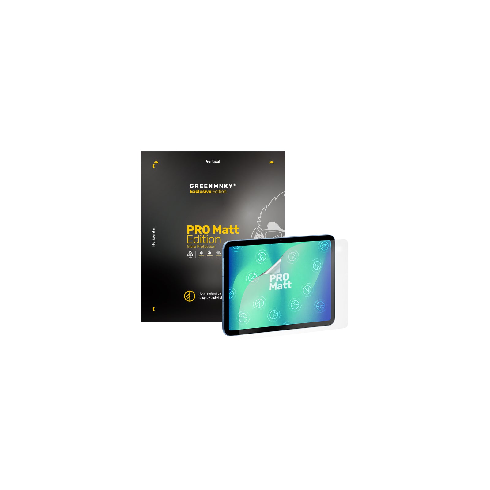 GREENMNKY PRO Matt Edition for Tablet 14inch (20 stuks)