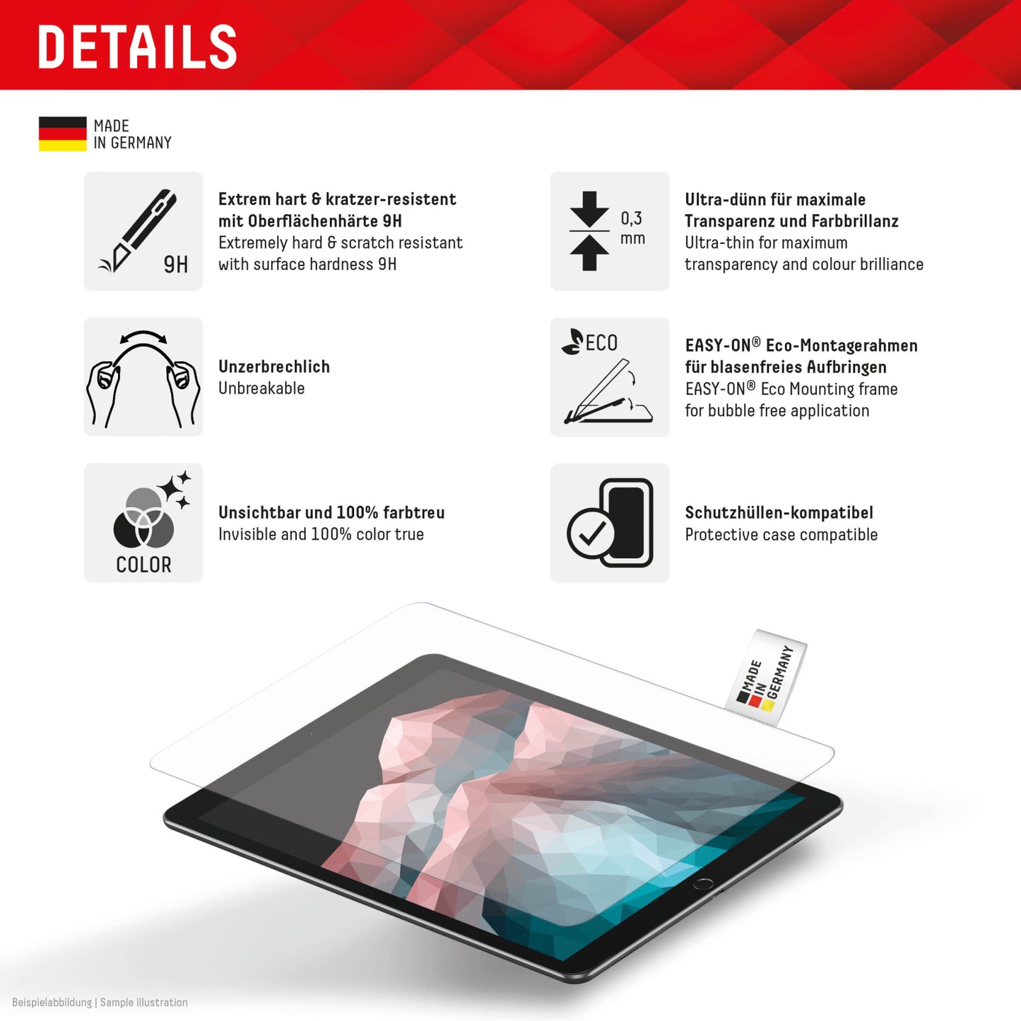 DISPLEX Tablet Glass Samsung Galaxy Tab S10 Ultra