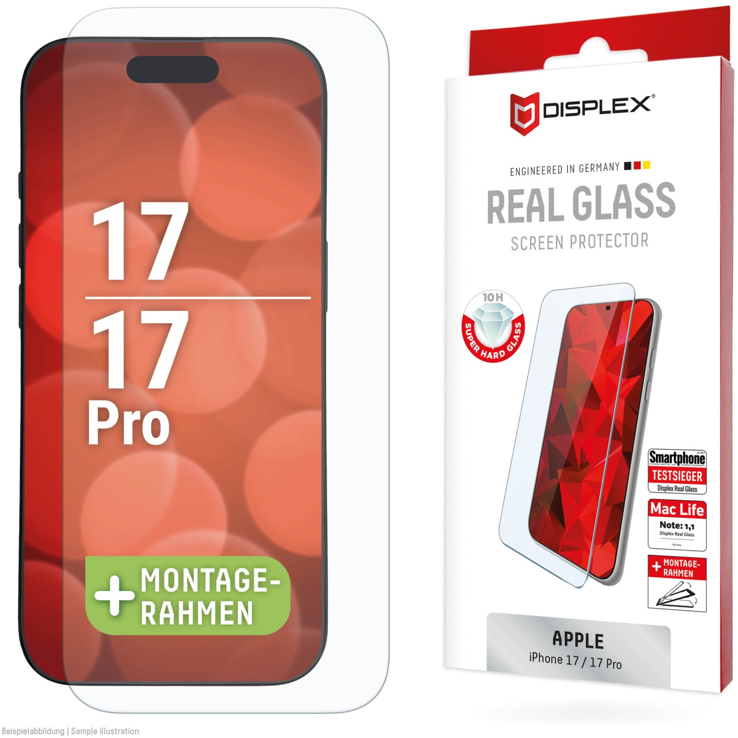 DISPLEX Real Glass iPhone 17/17 Pro