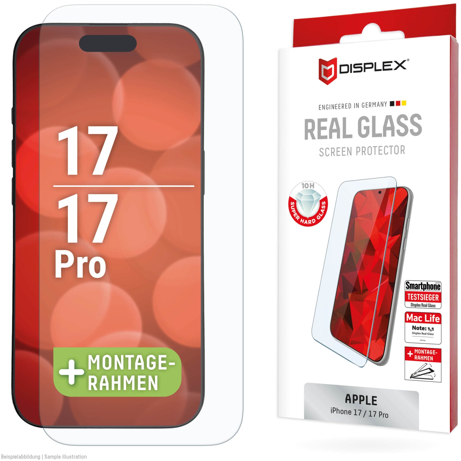 DISPLEX Real Glass iPhone 17/17 Pro
