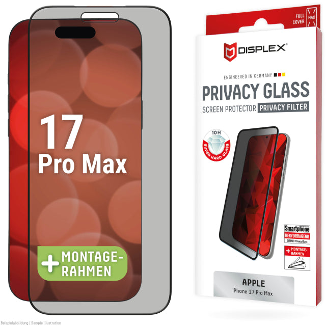 DISPLEX Privacy Glass FC iPhone 17 Pro Max