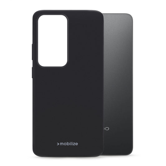 Mobilize Rubber Gelly Case OPPO A80 5G Mattschwarz