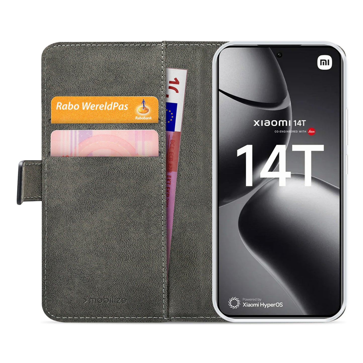 Mobilize Classic Gelly Wallet Book Case Xiaomi 14T Black