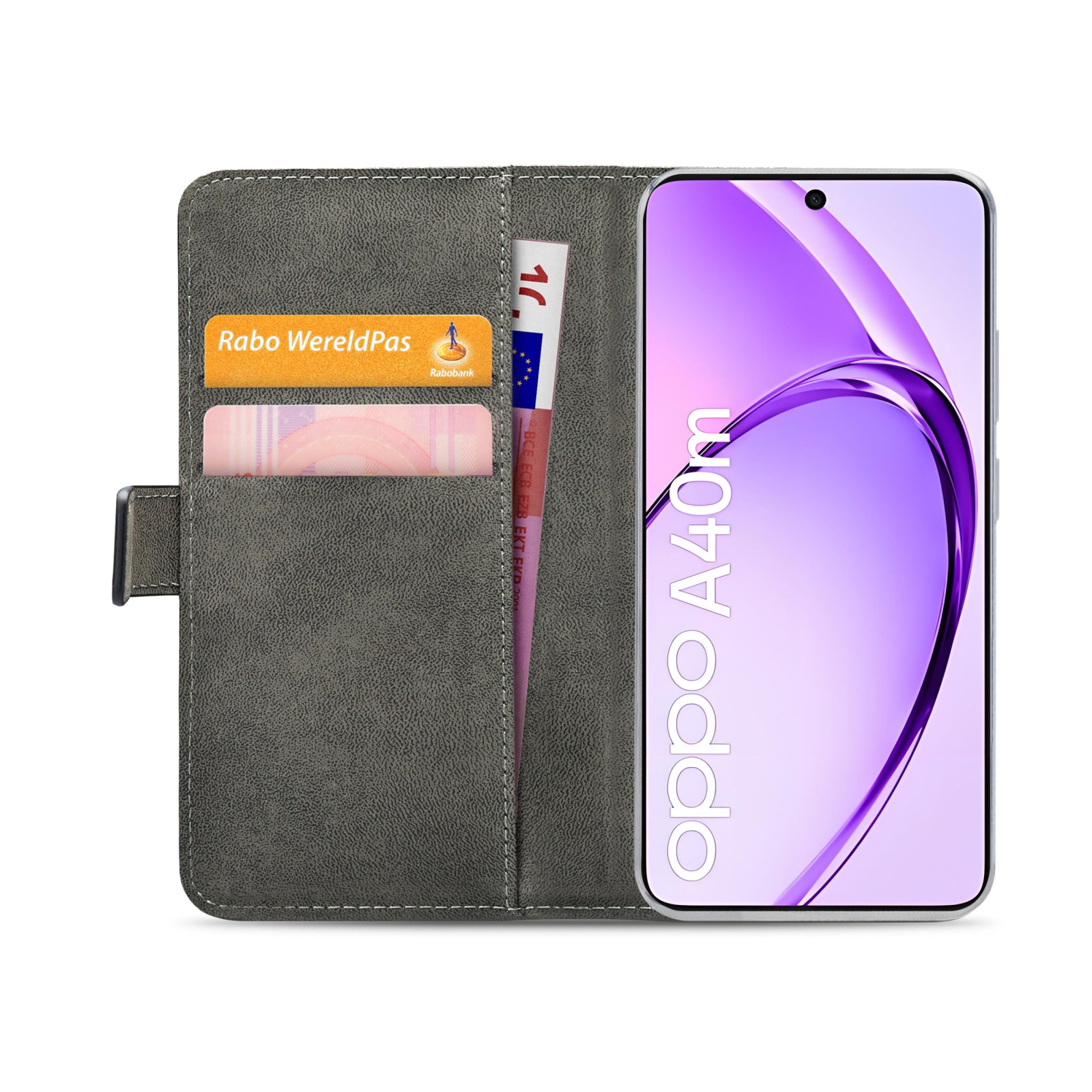 Mobilize Classic Gelly Wallet Book Case OPPO A40/A40m/A60 5G Black