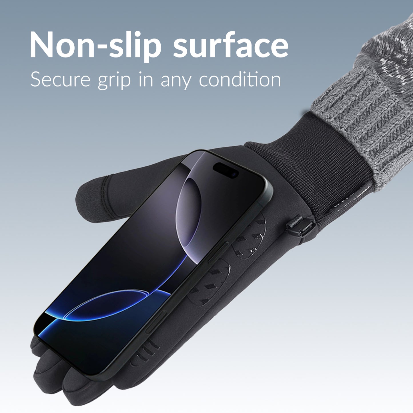 Mobilize Smart Winter Gloves (M) Black
