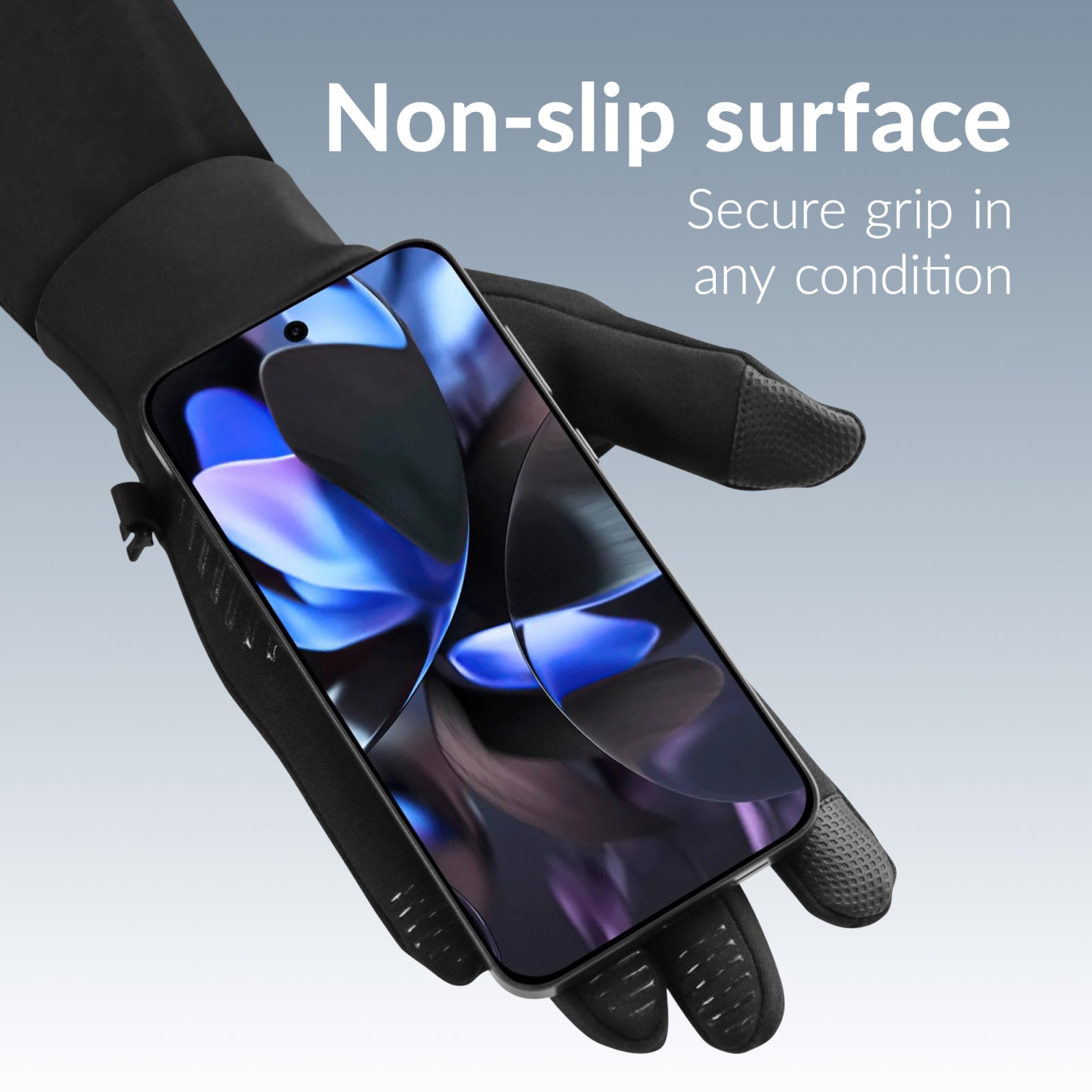 Mobilize Smart Sports Gloves (L) Black