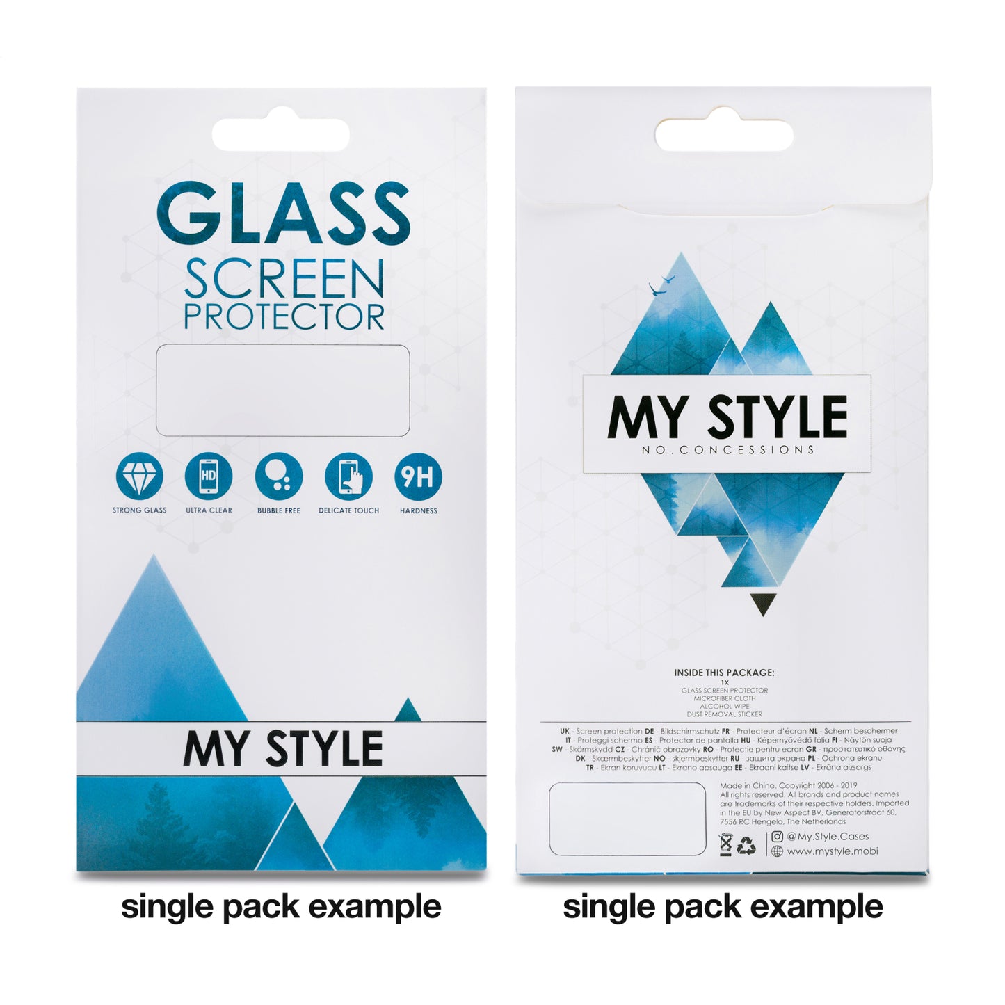My Style Tempered Glass Screen Protector for Samsung Galaxy A16 (4G/5G)/A17 (4G/5G)/A18 5G/A26 5G Clear (10-Pack)