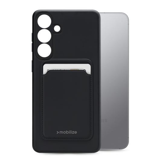 Mobilize Rubber Gelly Card Case Samsung Galaxy S25 5G Matt Black
