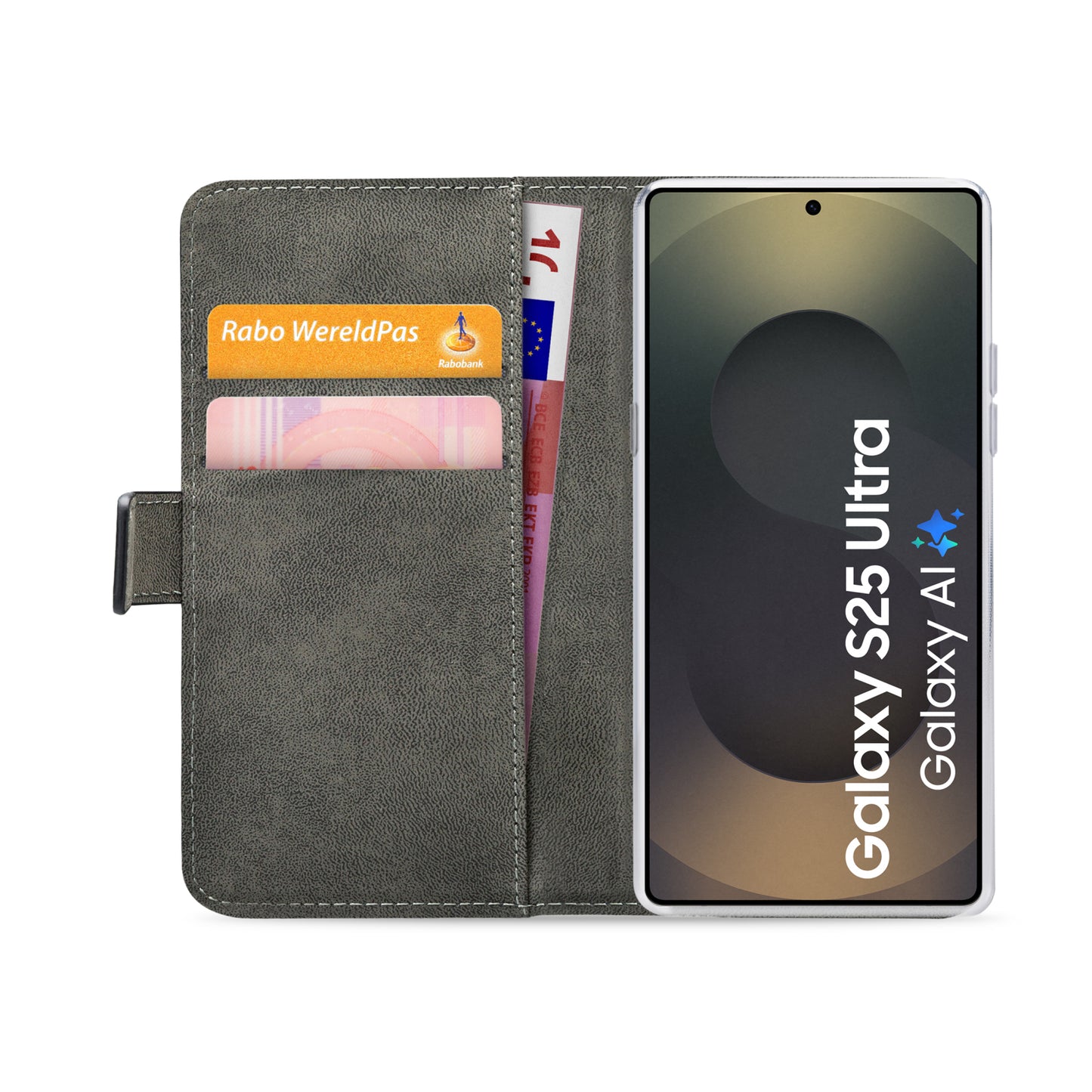 Mobilize Classic Gelly Wallet Book Case Samsung Galaxy S25 Ultra 5G Black