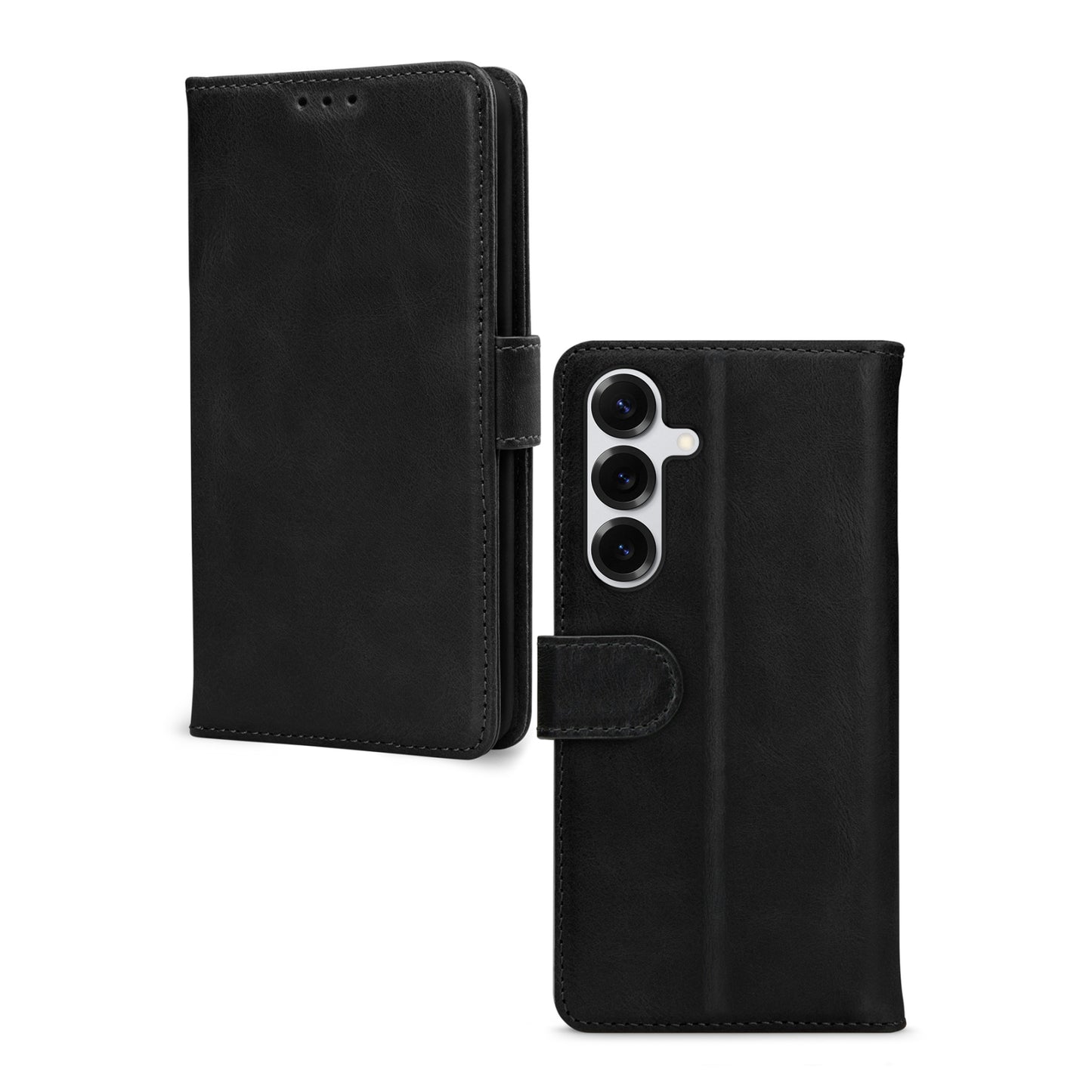 Mobilize Leather Wallet Samsung Galaxy S25+ 5G Black