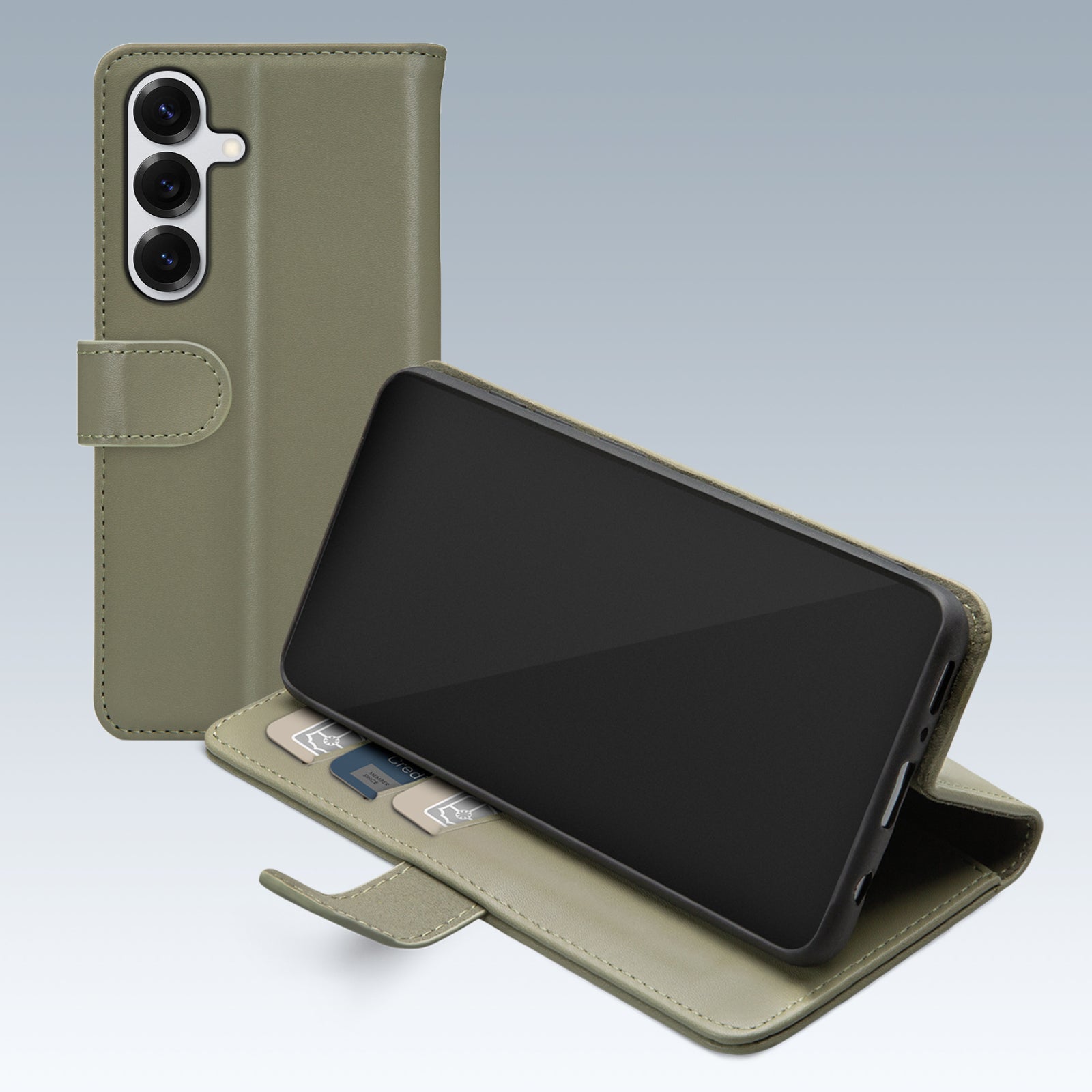 Mobilize Premium Gelly Wallet Book Case Samsung Galaxy S25 5G Green