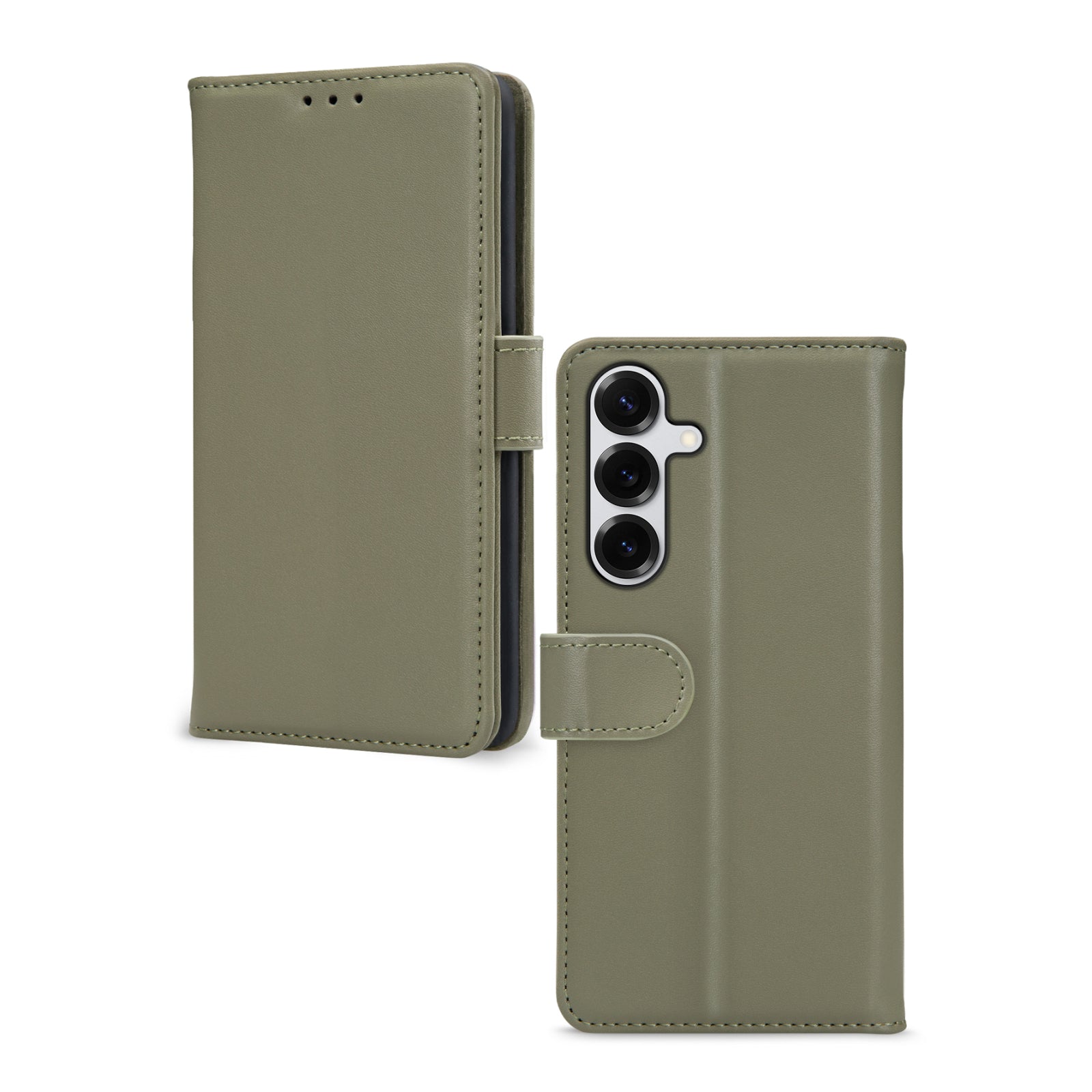 Mobilize Premium Gelly Wallet Book Case Samsung Galaxy S25+ 5G Green
