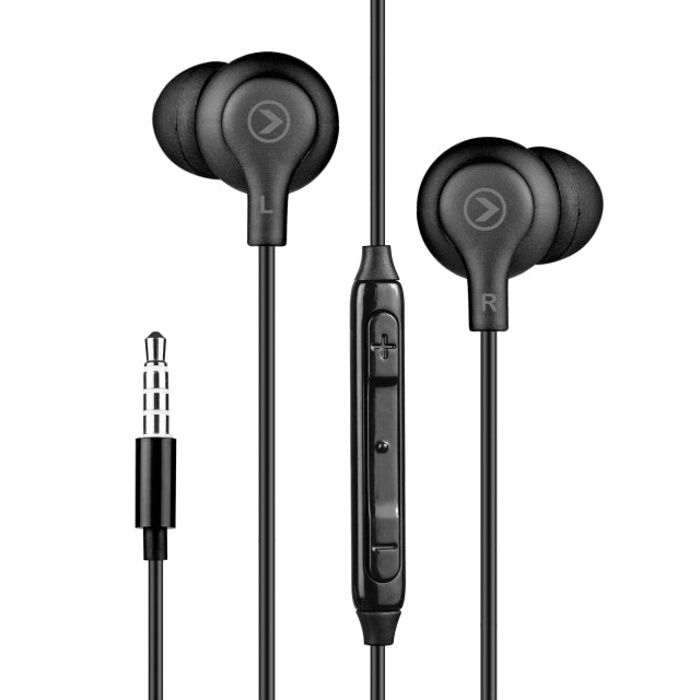 Mobilize In-Ear Stereo Headset mit Fernbedienung 3.5mm Schwarz