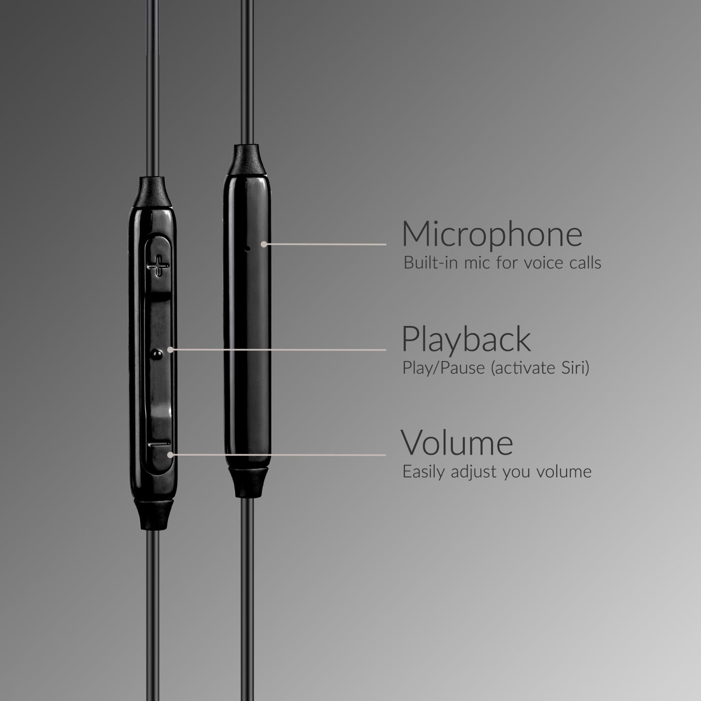 Mobilize In-ear Stereo Headset with Remote 3.5mm Black