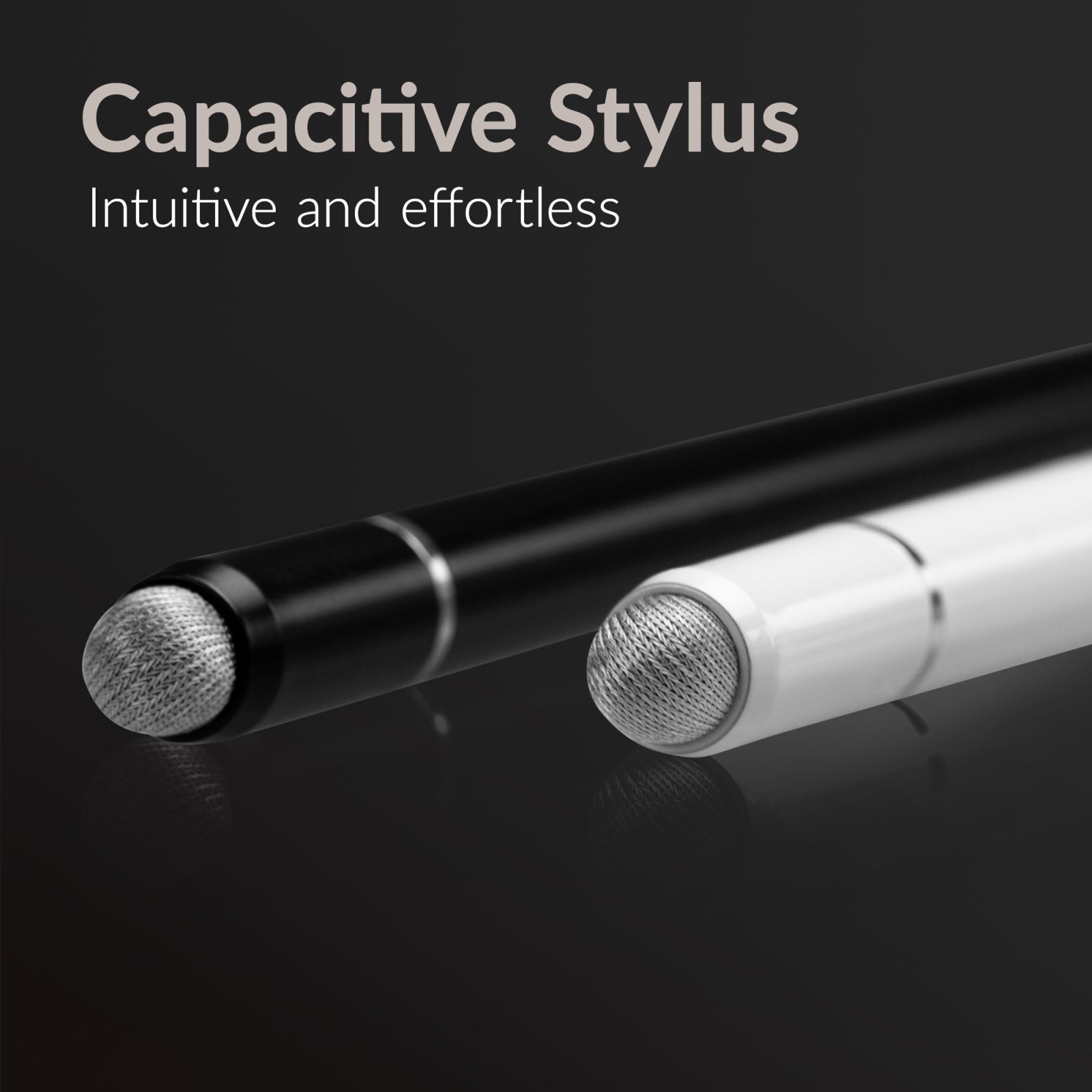 Mobilize High Sensitive 2in1 Capacitive Stylus Pen Black