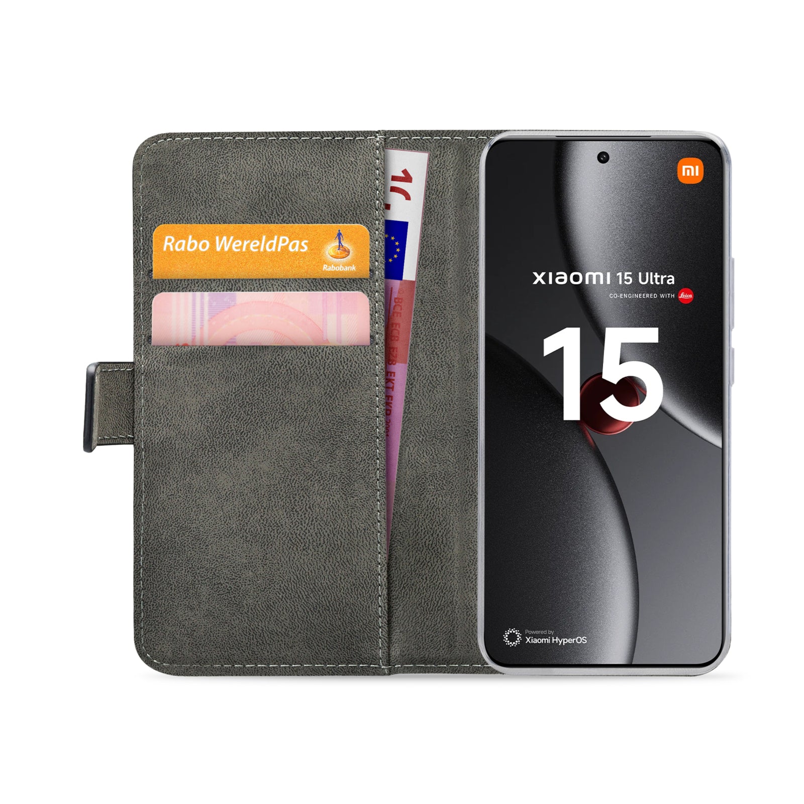 Mobilize Classic Gelly Wallet Book Case Xiaomi 15 Ultra Black