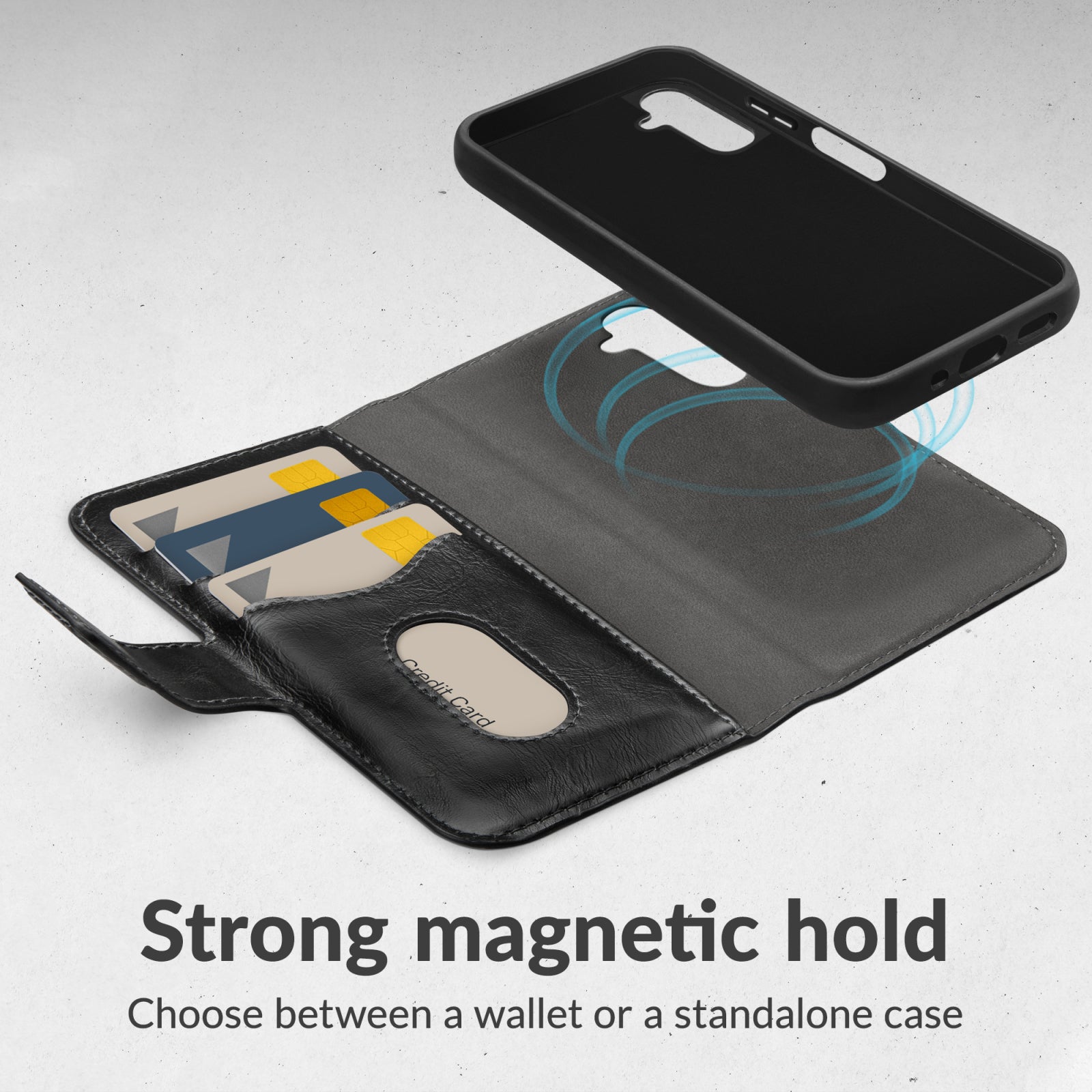 Mobilize 2in1 Magnet Gelly Wallet Case Samsung Galaxy A36 5G/A56 5G Black