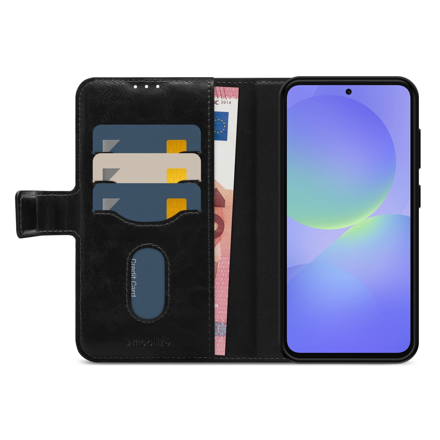 Mobilize 2in1 Magnet Gelly Wallet Case Samsung Galaxy A36 5G/A56 5G Black