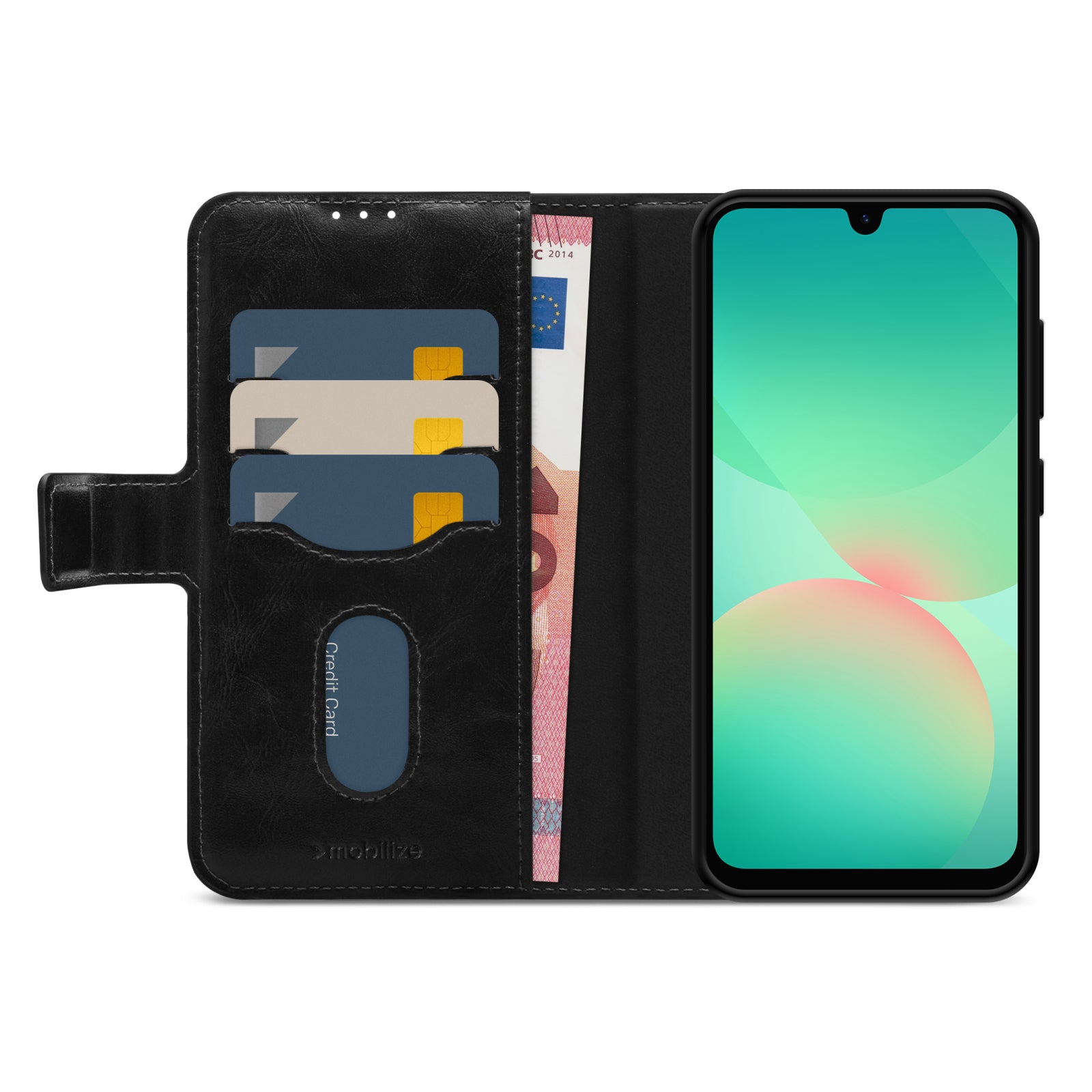 Mobilize 2in1 Magnet Gelly Wallet Case Samsung Galaxy A26 5G Black