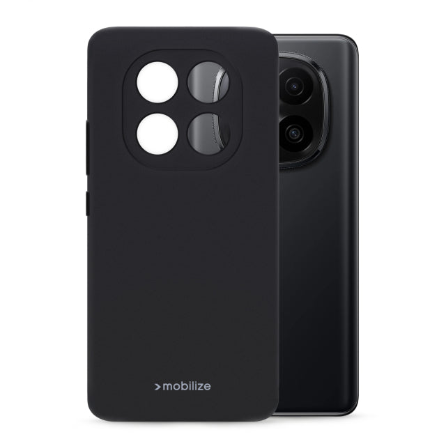 Mobilize Rubber Gelly Case Xiaomi Redmi Note 14 Pro+ 5G Mattschwarz