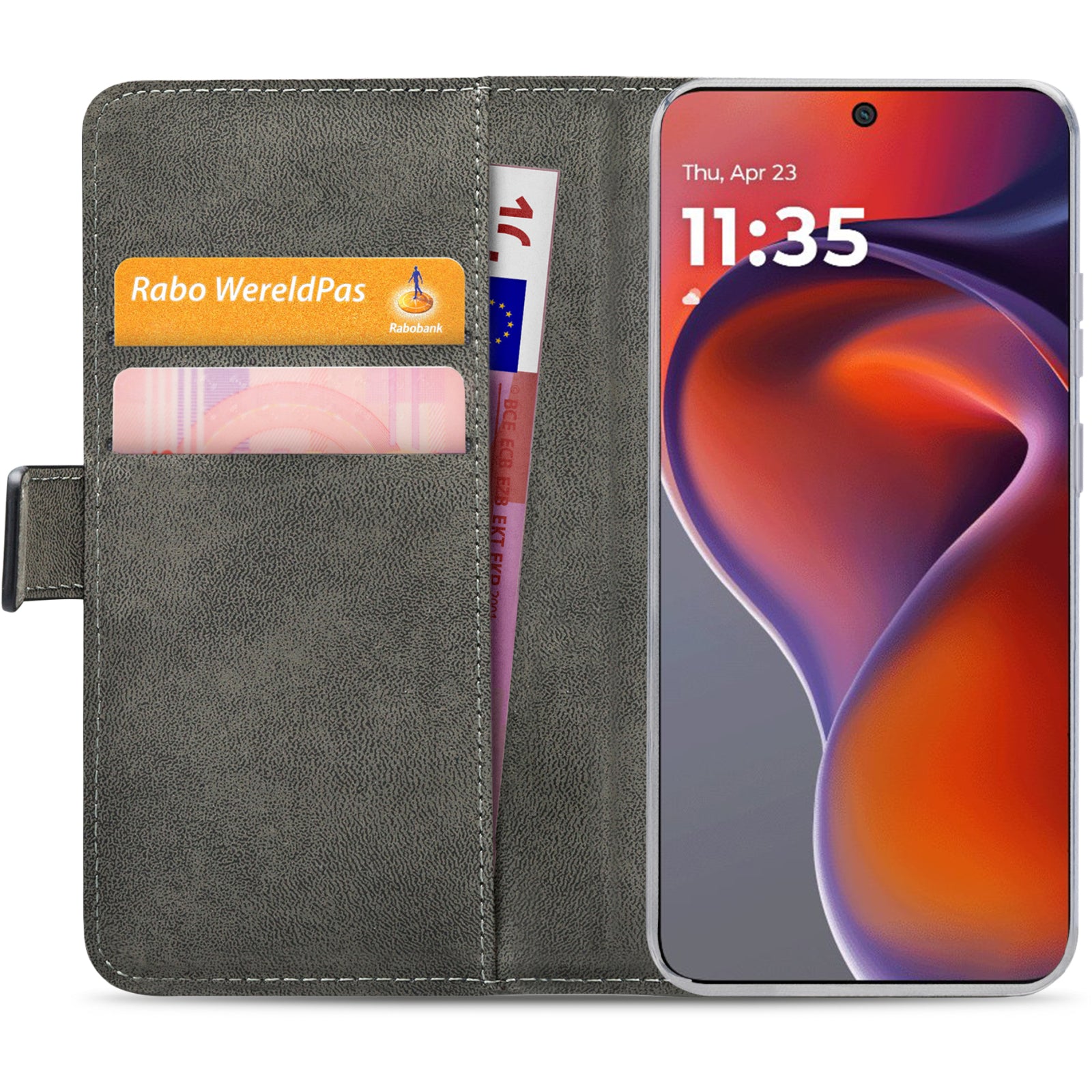 Mobilize Classic Gelly Wallet Book Case Motorola Moto G15/G15 Power Black