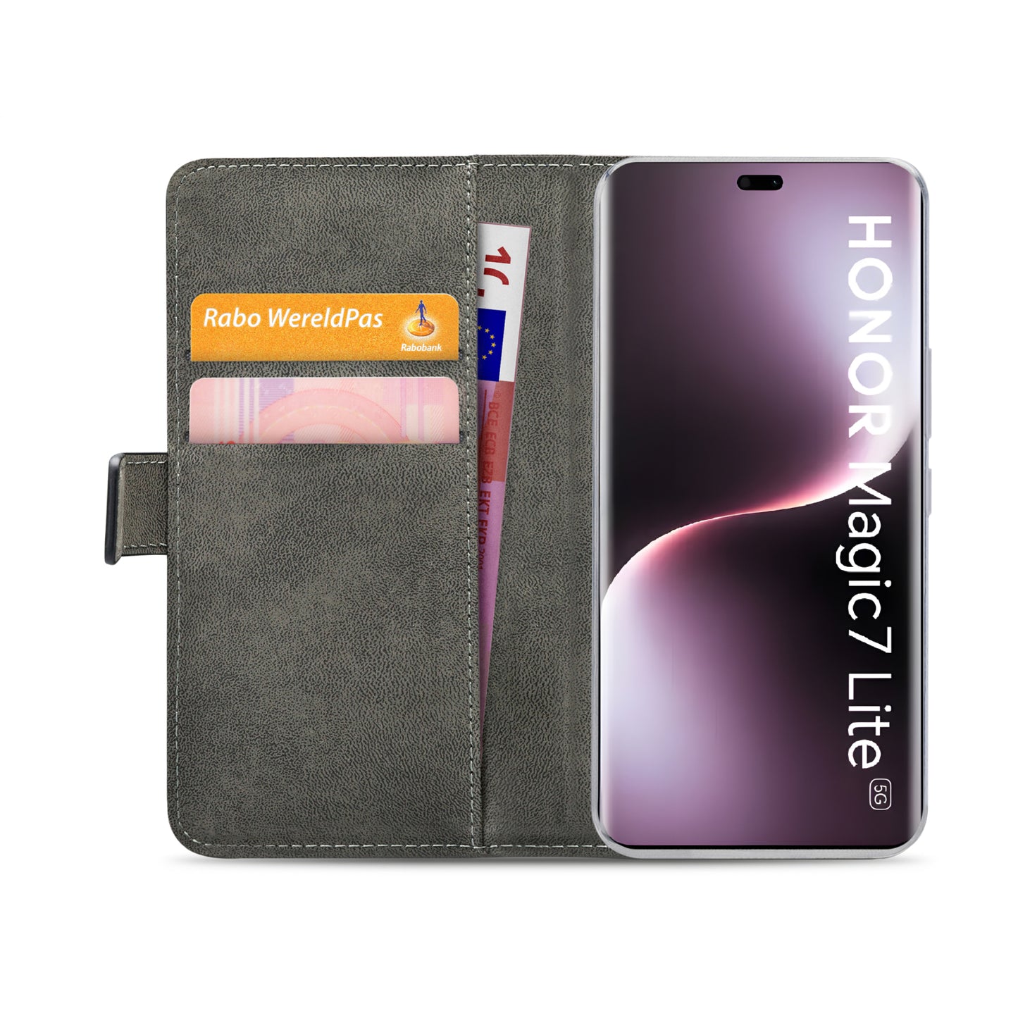 Mobilize Classic Gelly Wallet Book Case Honor Magic7 Lite Black