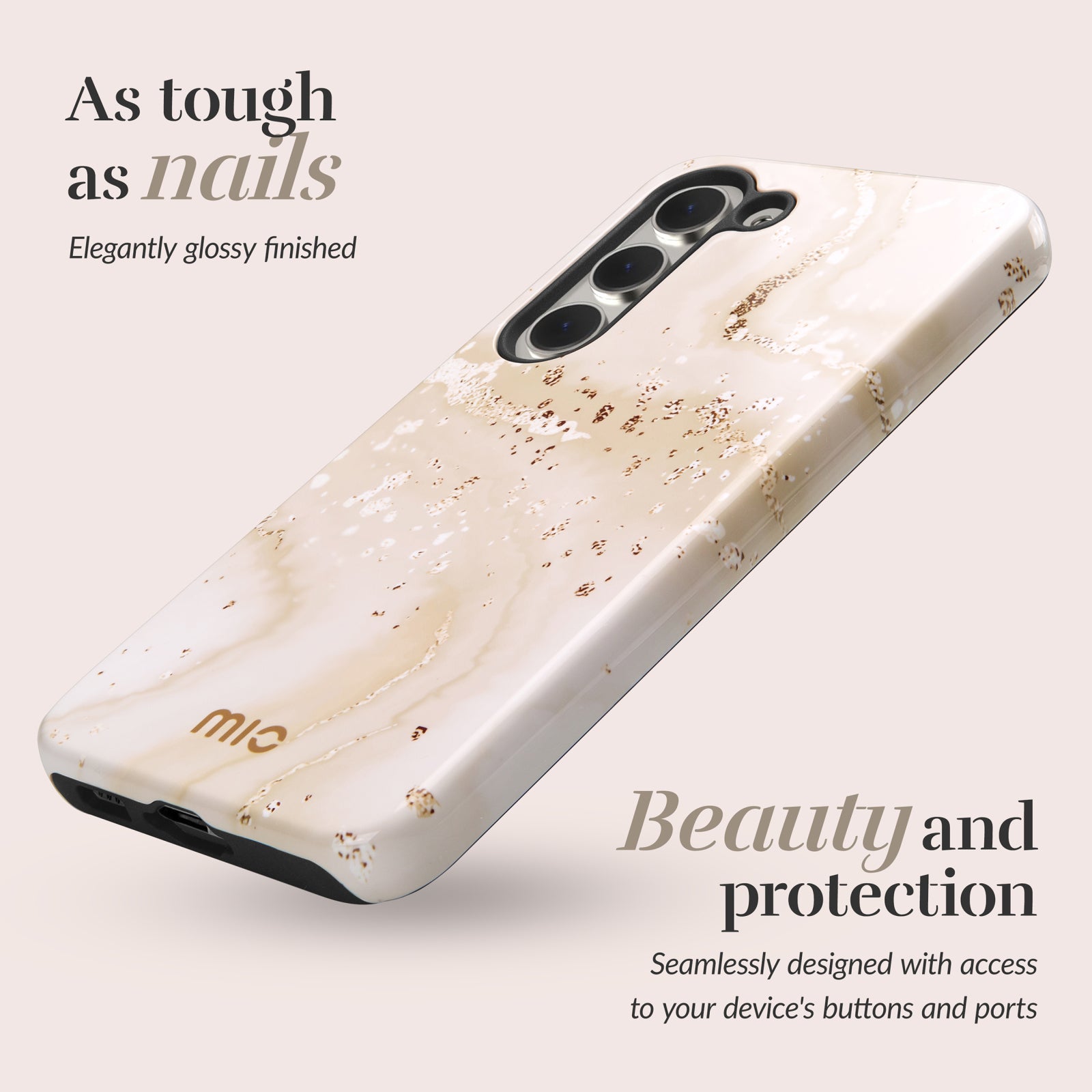 MIO Gold Marble Magsafe Compatible for Samsung A26 5G