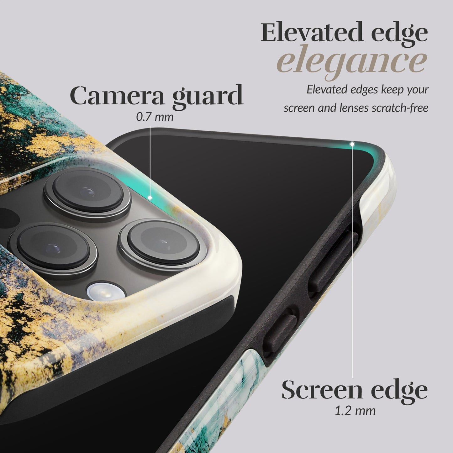 MIO Green Marble Magsafe Compatible for iPhone 16e/17e