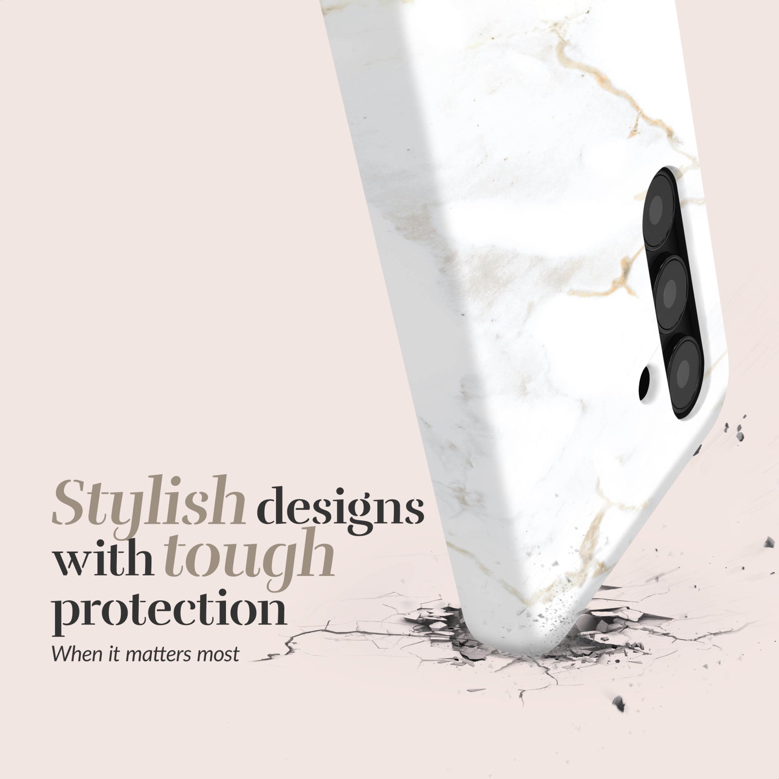 MIO White Marble Magsafe Compatible for Samsung A36 5G/A56 5G
