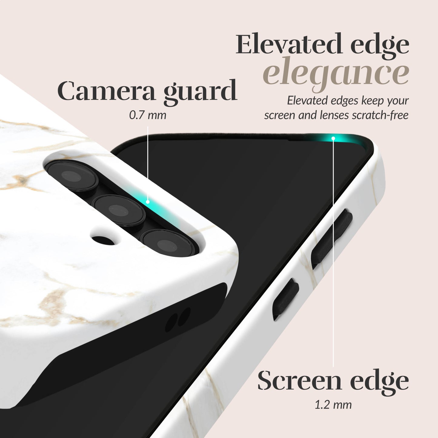 MIO White Marble Magsafe Compatible for Samsung S25+ 5G
