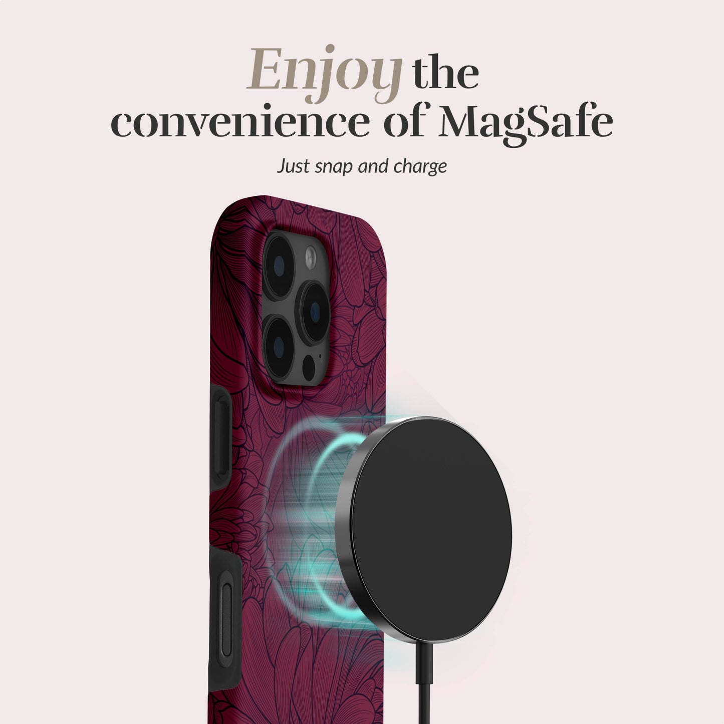 MIO Berry Blooms Magsafe Compatible for iPhone 16 Pro