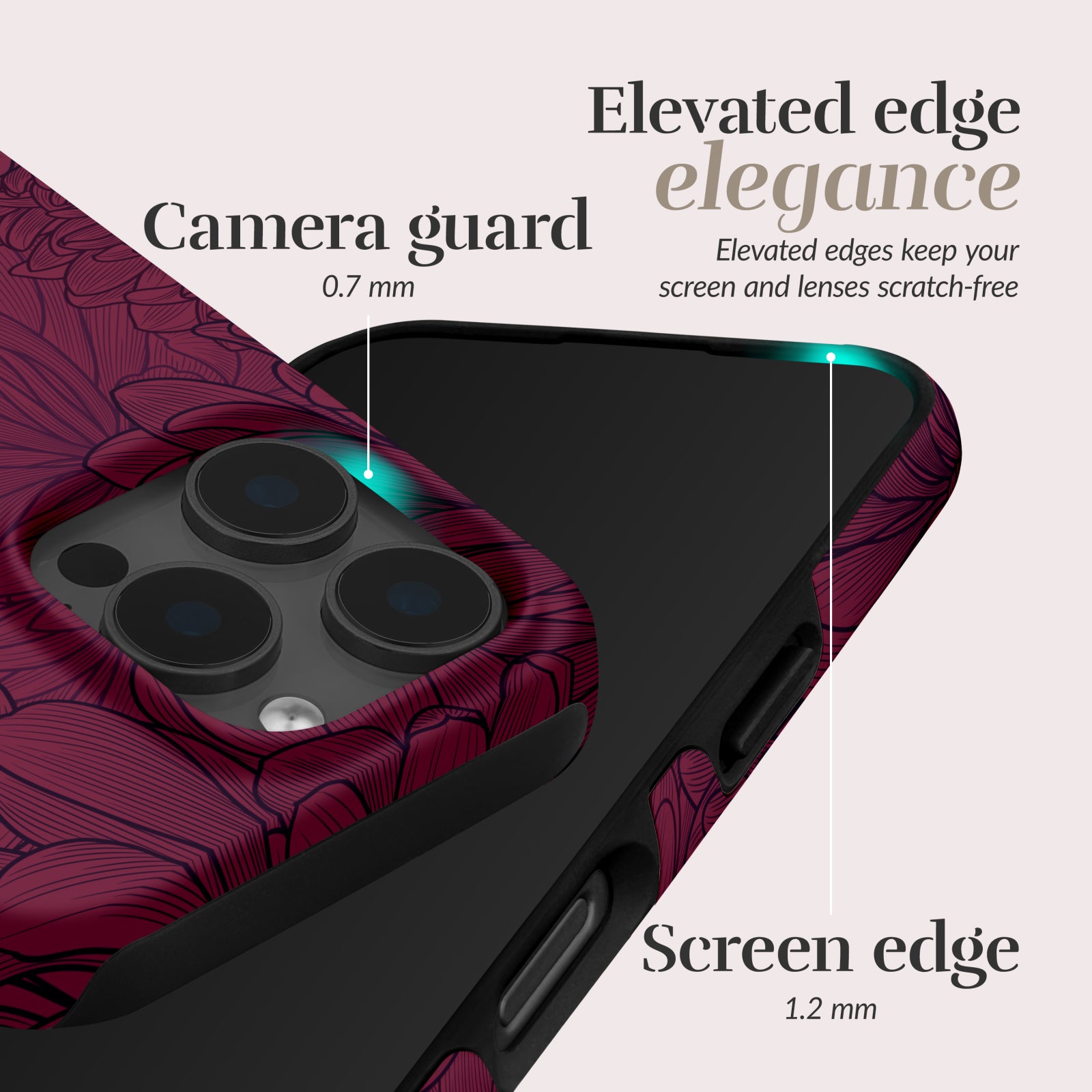 MIO Berry Blooms Magsafe Compatible for iPhone 16 Pro Max