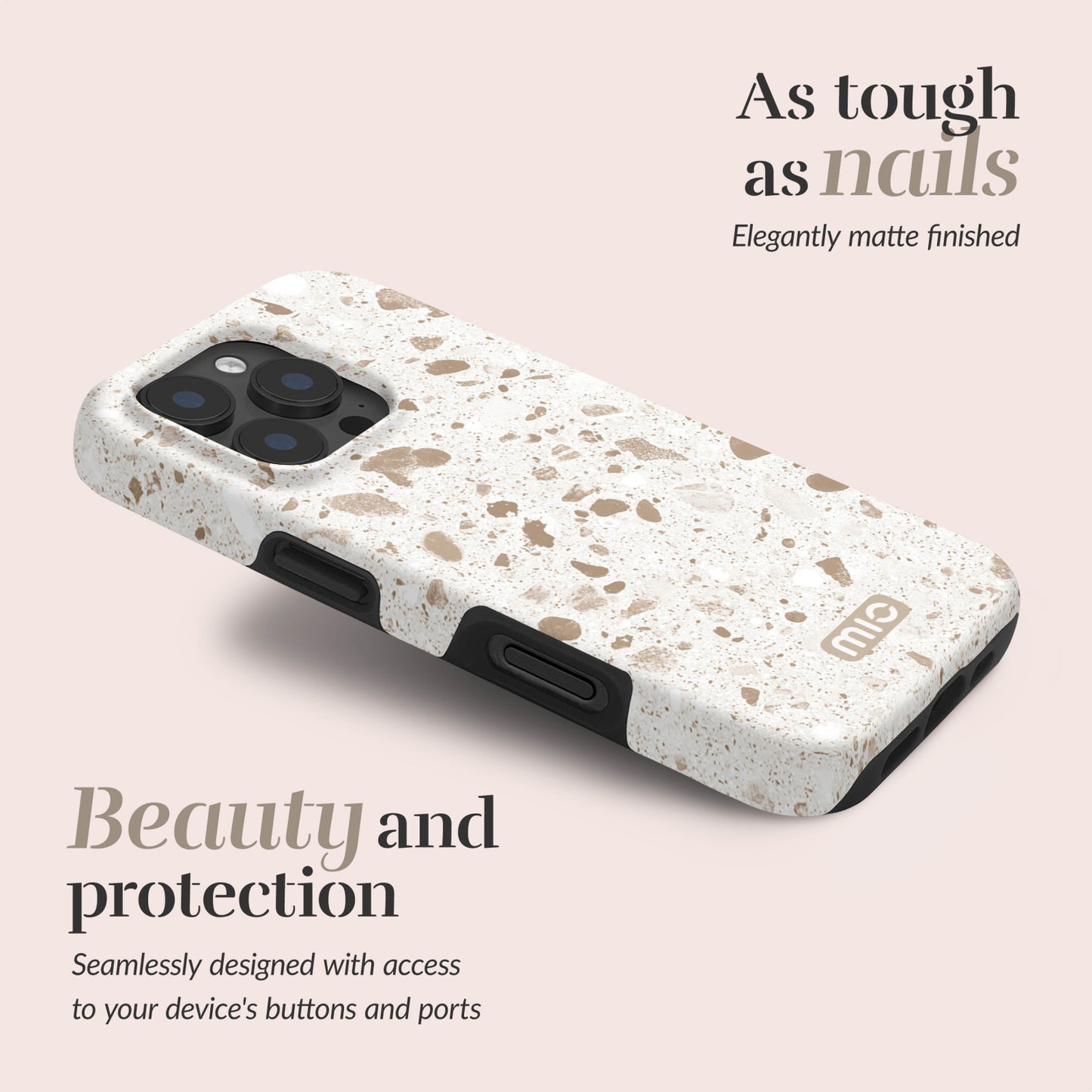 MIO Soft Terrazzo Magsafe Compatible for iPhone 16e/17e